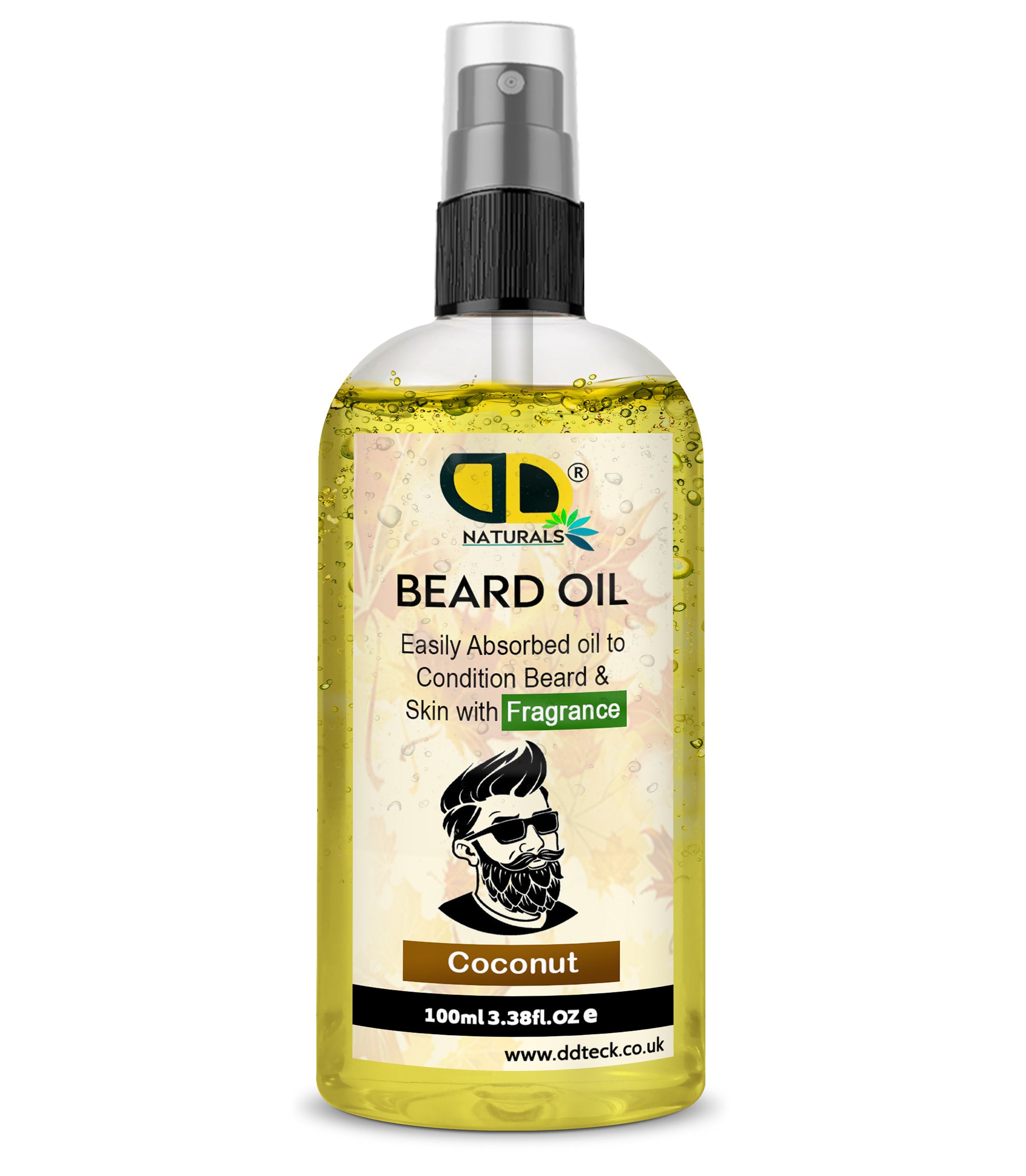 Coconut Beard Essential Oil | Deep Hydration, Growth Support & Smooth Beard Care for Men
