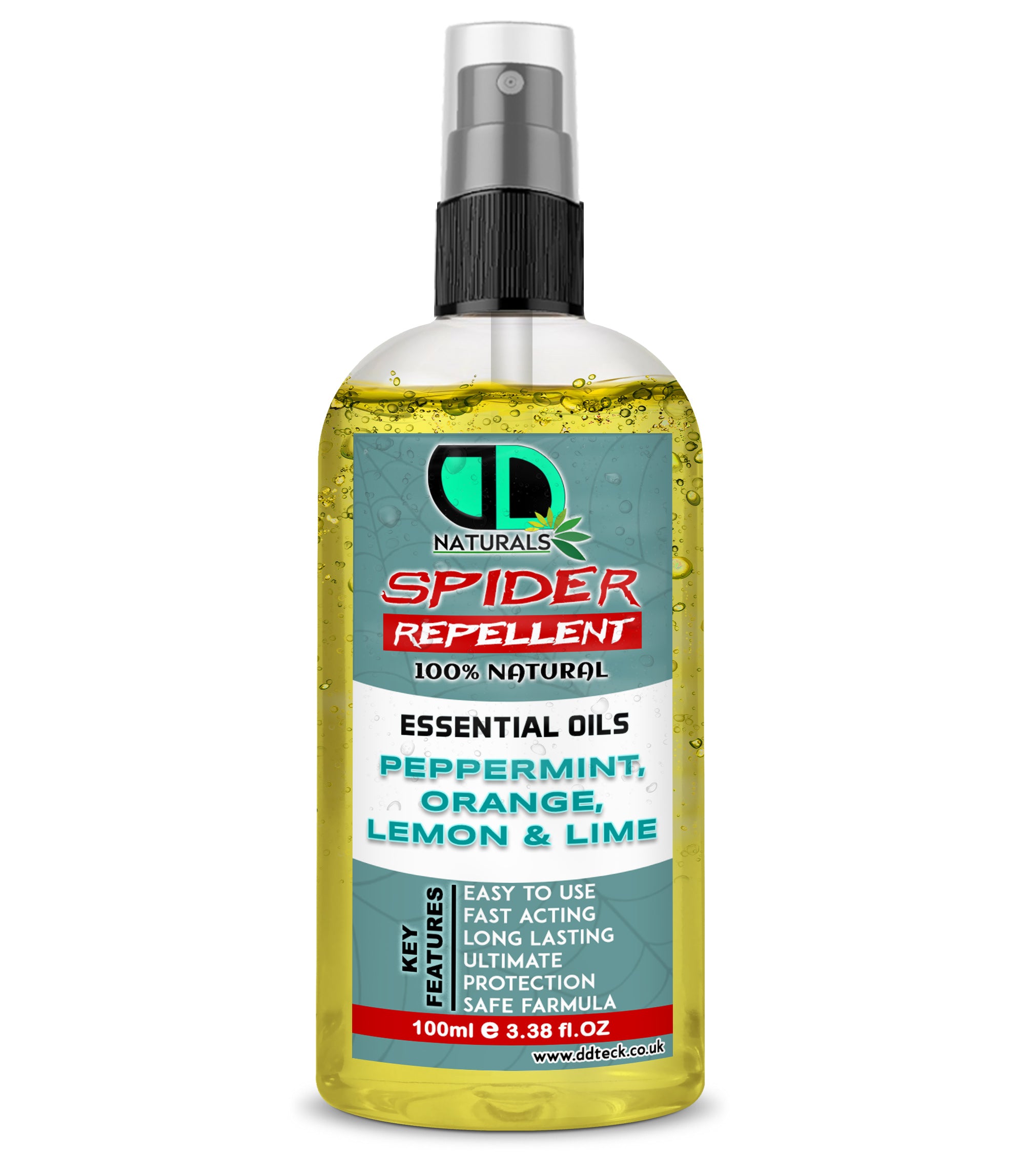 Spider Repellent | 100% Natural Peppermint & Citrus Essential Oil Spider Control Spray