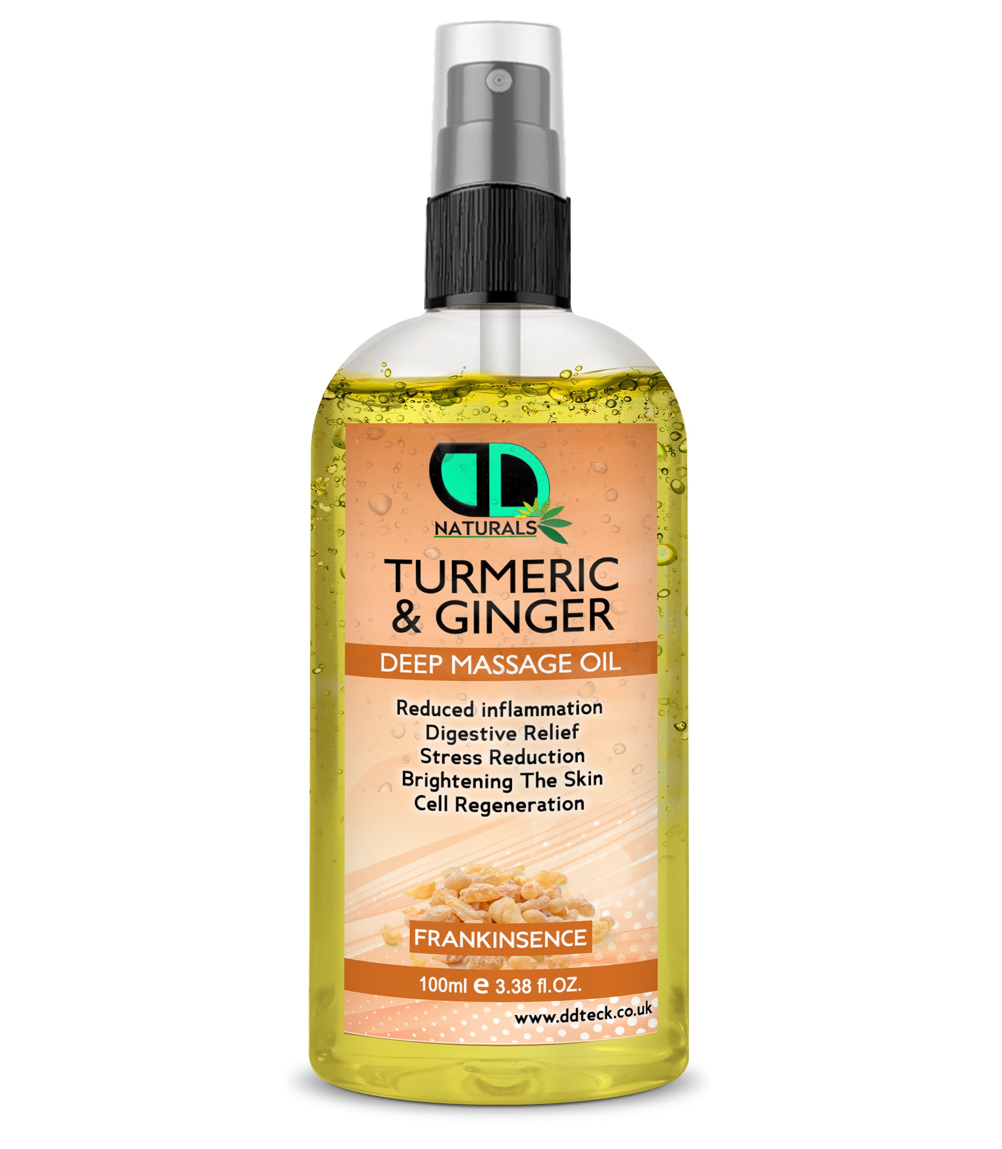 Turmeric & Ginger Deep Massage Oil with Frankincense