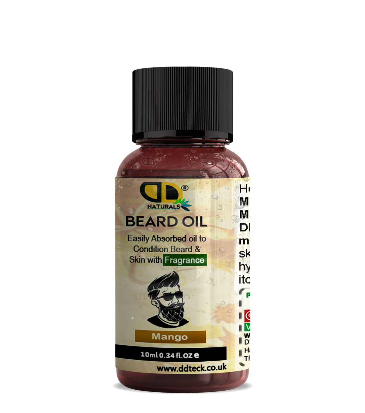 Mango Beard Oil – Lightweight Conditioning Oil with Fragrance for Beard & Skin - Test