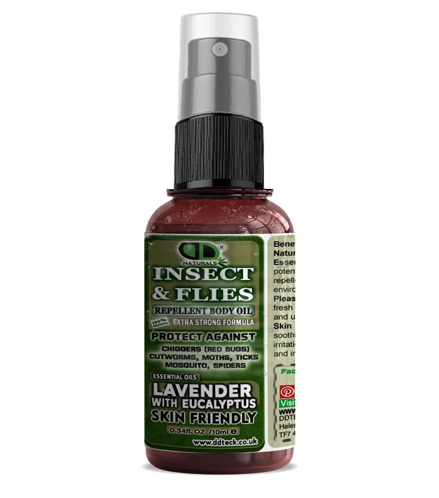Insect Repellent with Lavender & Eucalyptus Essential Oils | Natural Bug Protection