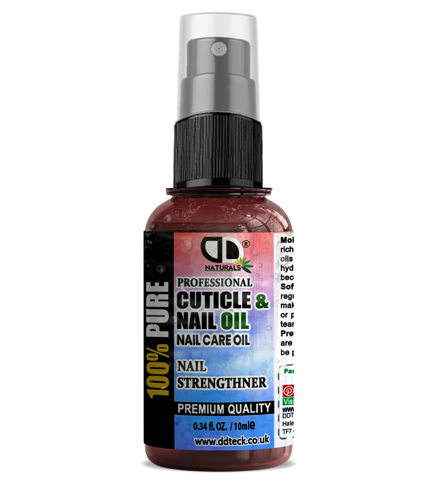 100% Pure Professional Cuticle & Nail Oil – Premium Nail Strengthened