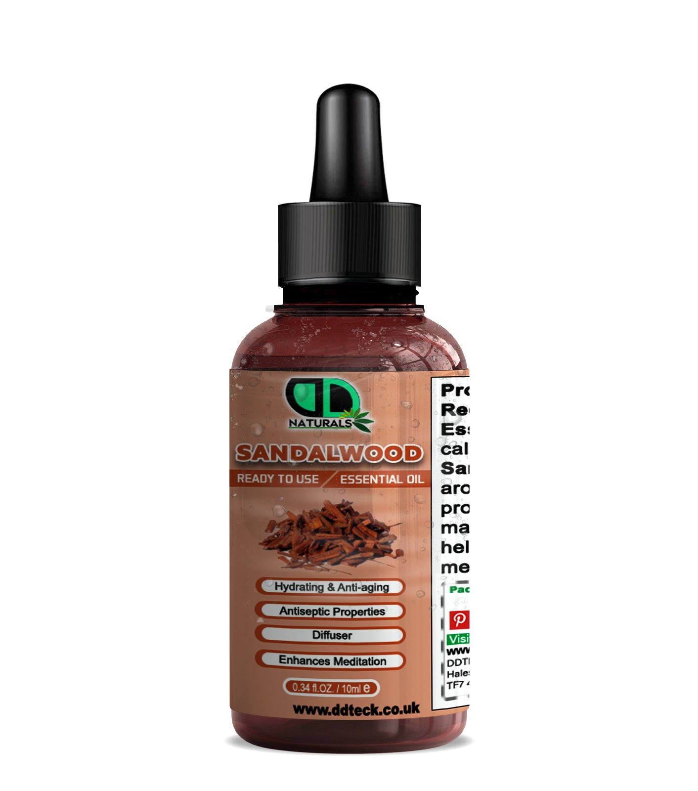 Sandalwood Essential Oil - Ready to Use Hydrating & Anti-aging Formula