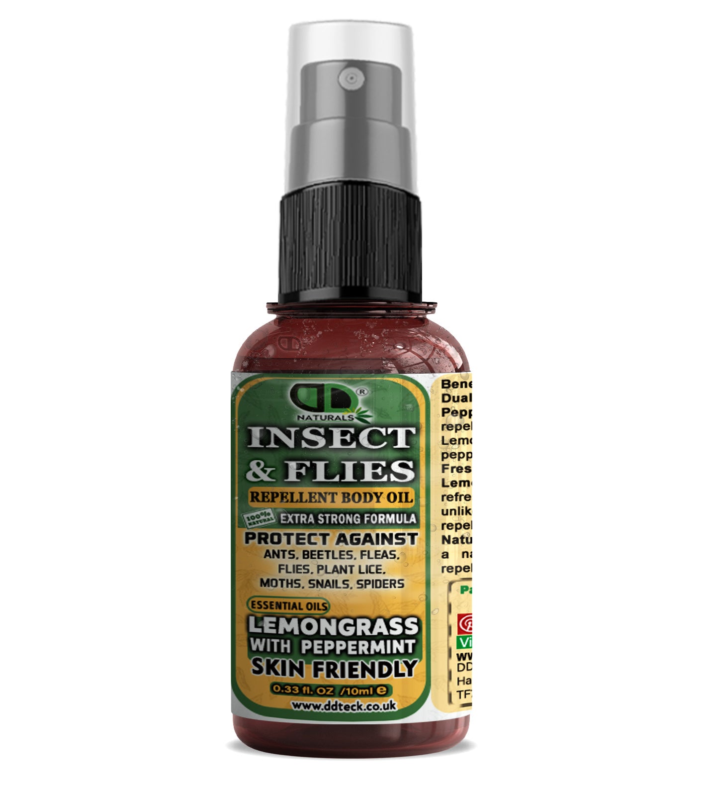 Lemongrass & Peppermint Insect Repellent – Extra Strong Natural Formula