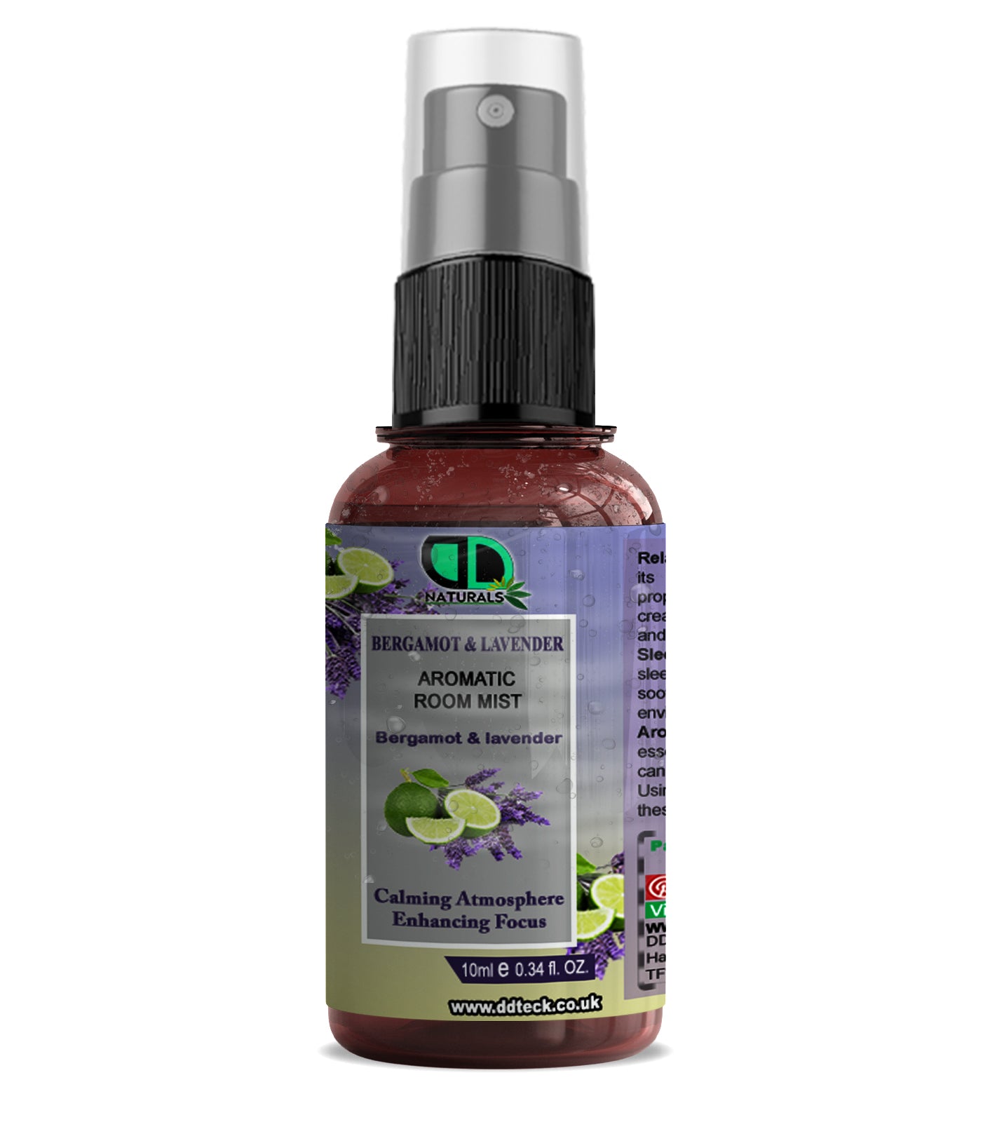 Bergamot & Lavender Aromatic Room Mist – Calming Atmosphere & Enhanced Focus