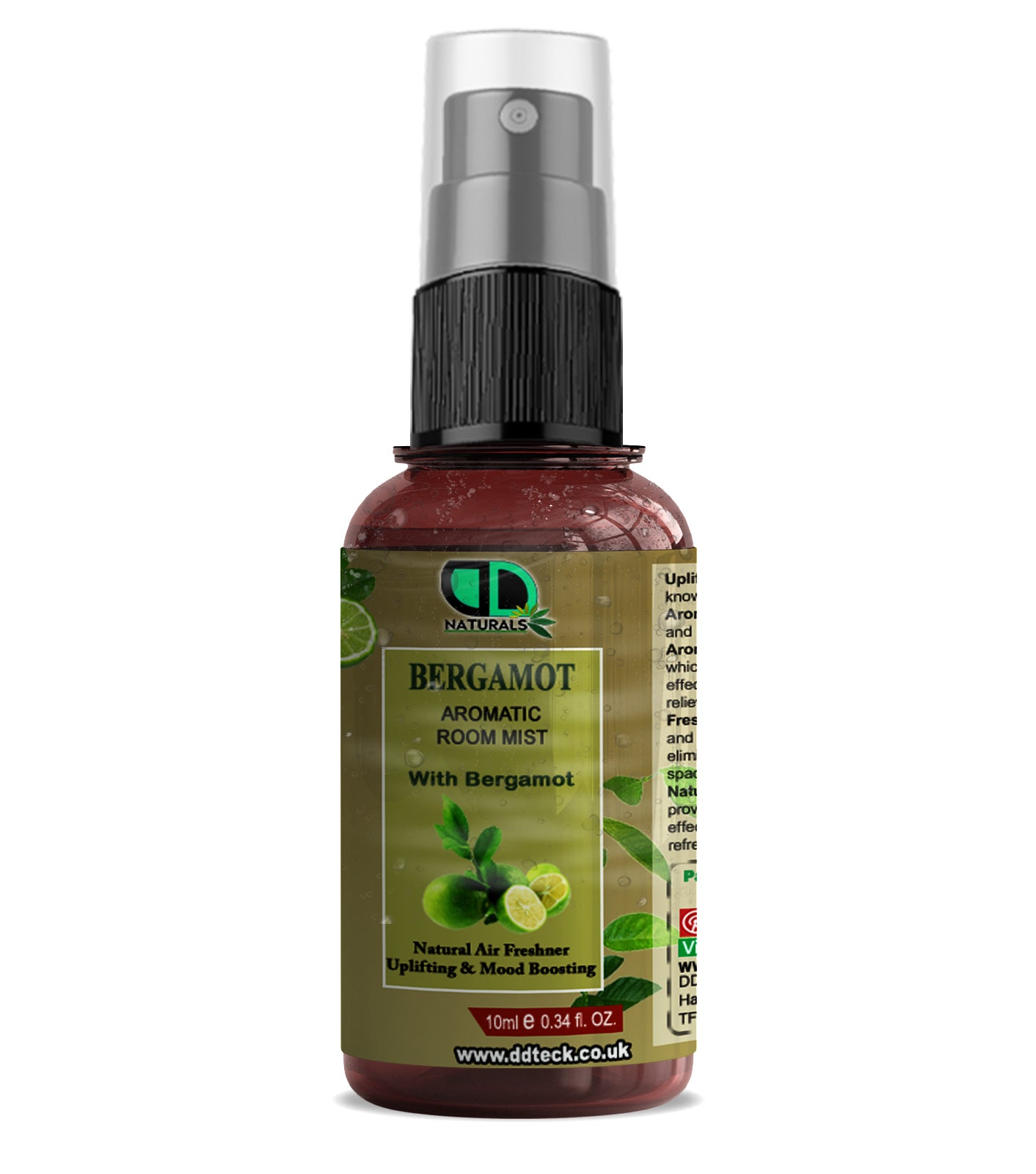Bergamot Aromatic Room Mist – Natural Air Freshener for Mood Boosting