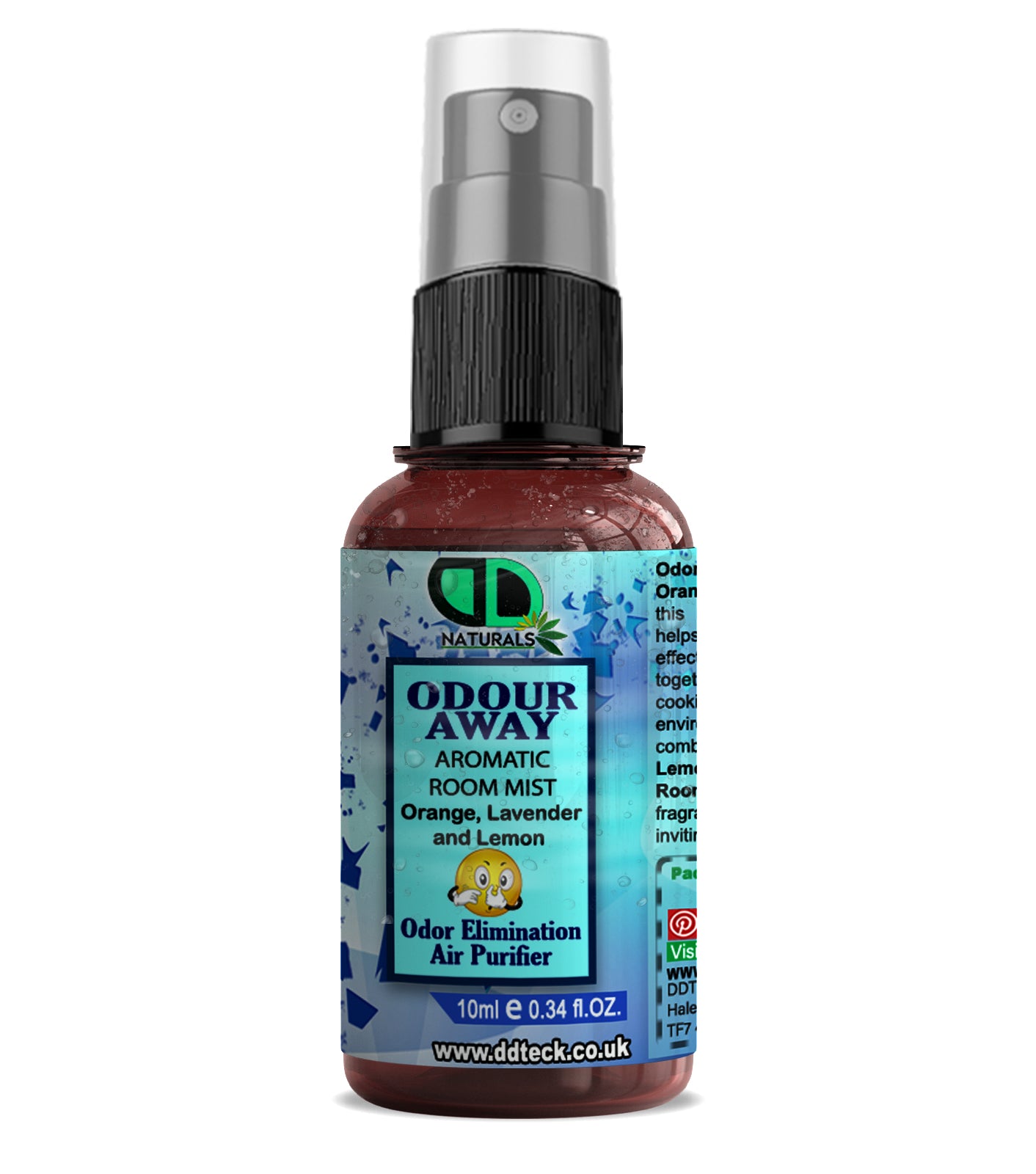 Odour Away Aromatic Room Mist – Orange, Lavender and Lemon Air Purifier