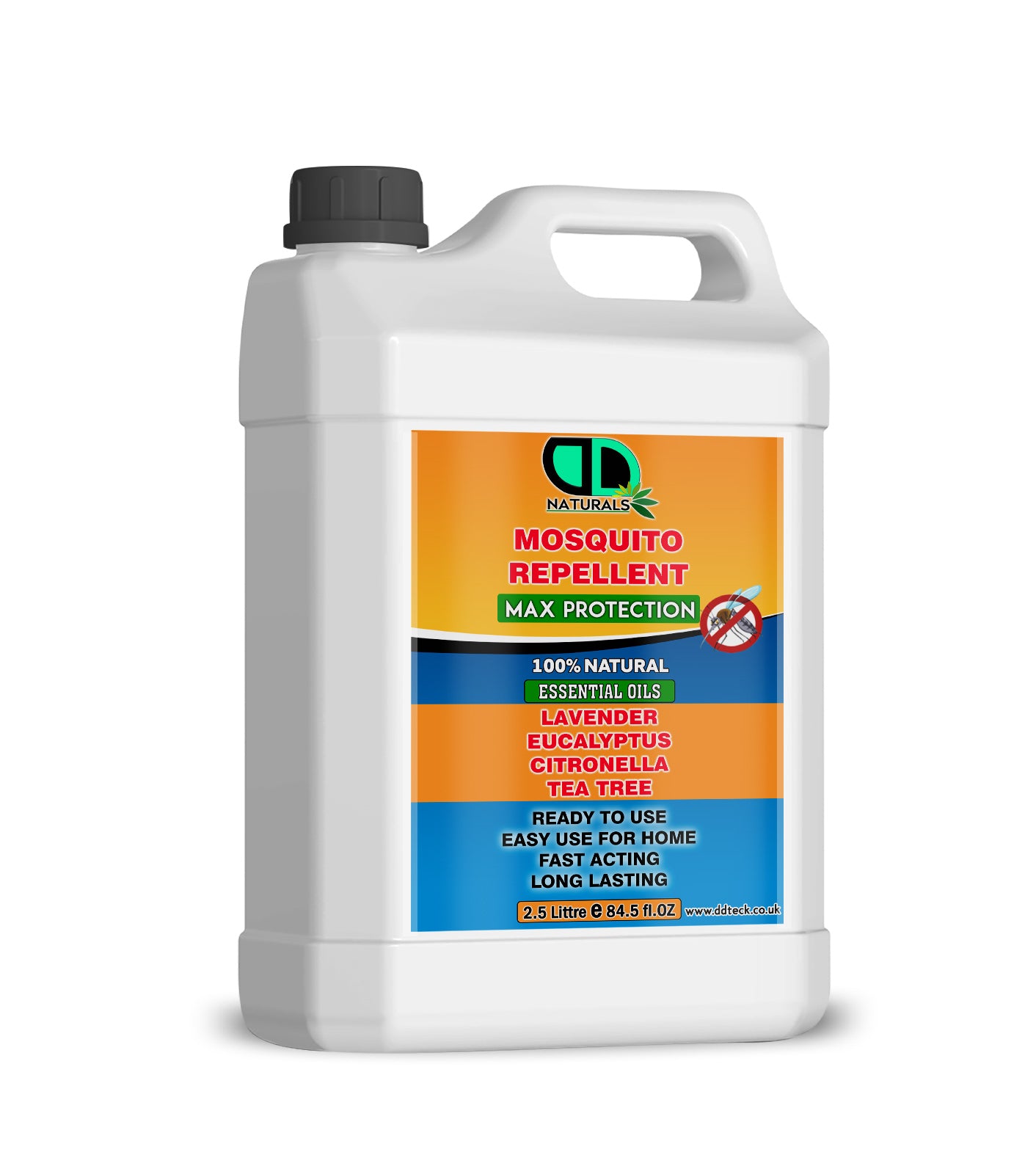 Mosquito Repellent Diffuser Oil | Natural Essential Oil Blend with Lavender, Eucalyptus, Citronella & Tea Tree