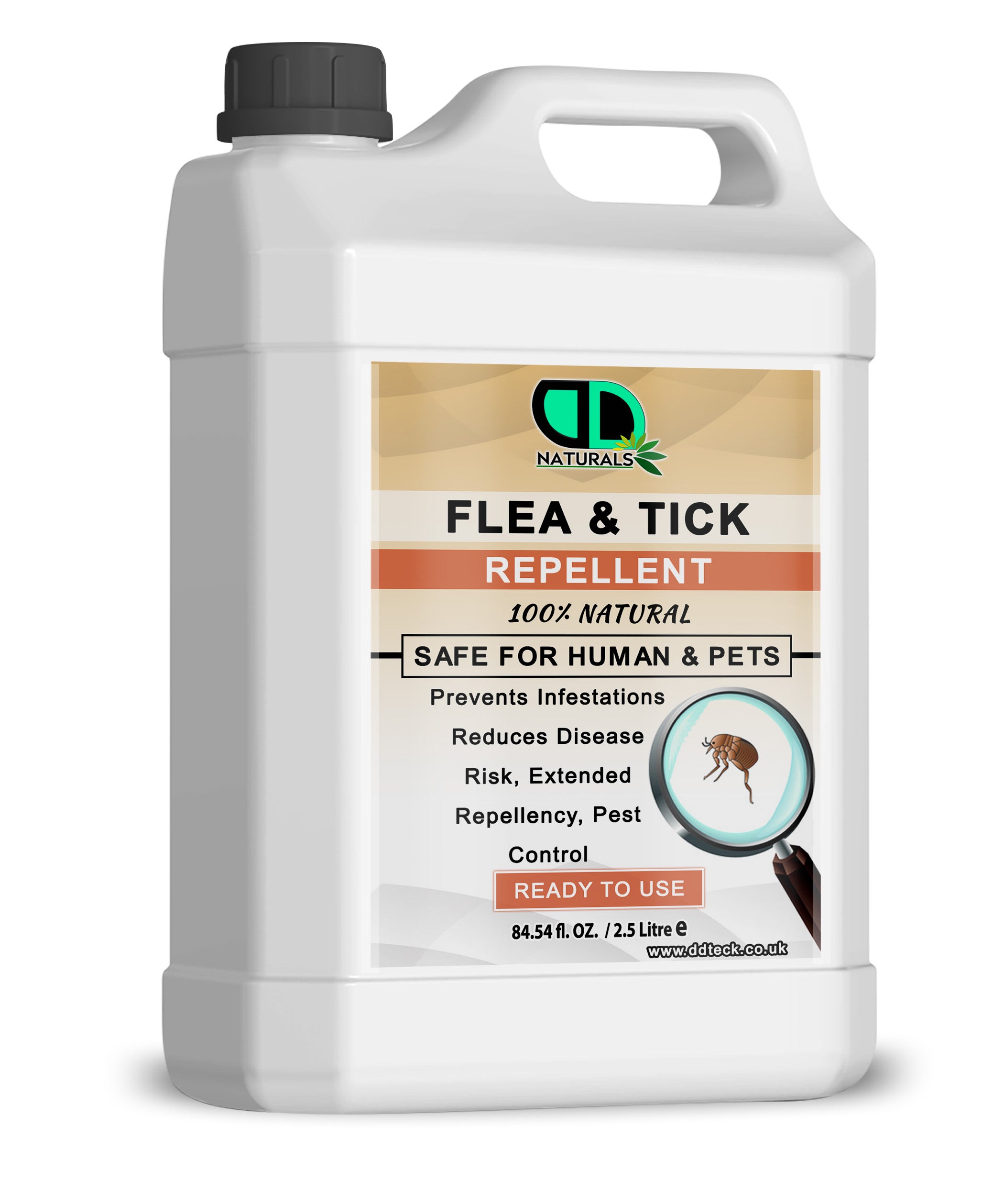 Flea & Tick Insect Repellent | Natural, Non-Toxic Protection for Pets & Home