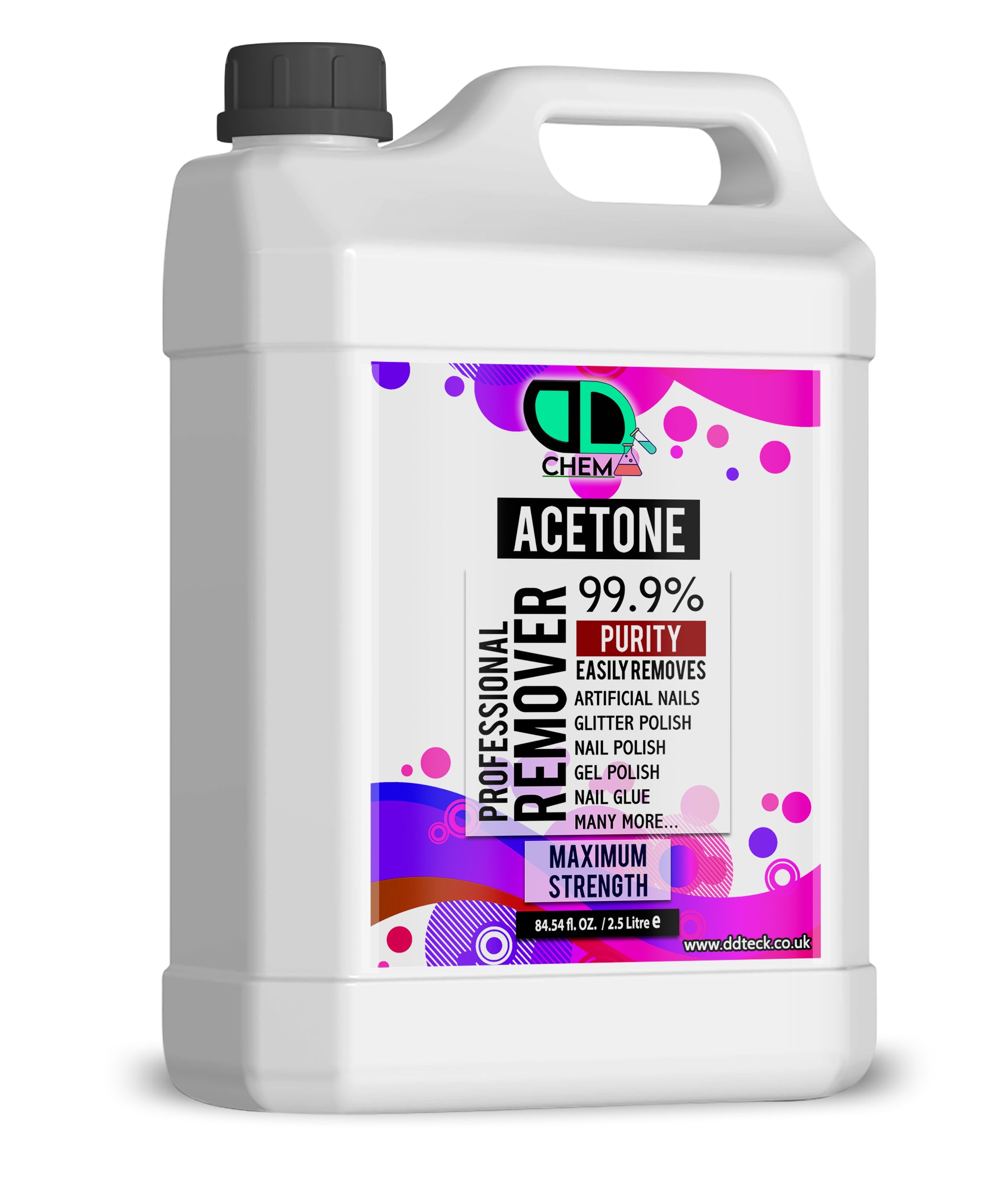 Acetone Gel Polish Remover | Professional-Grade, Fast-Acting & Multi-Purpose Solvent