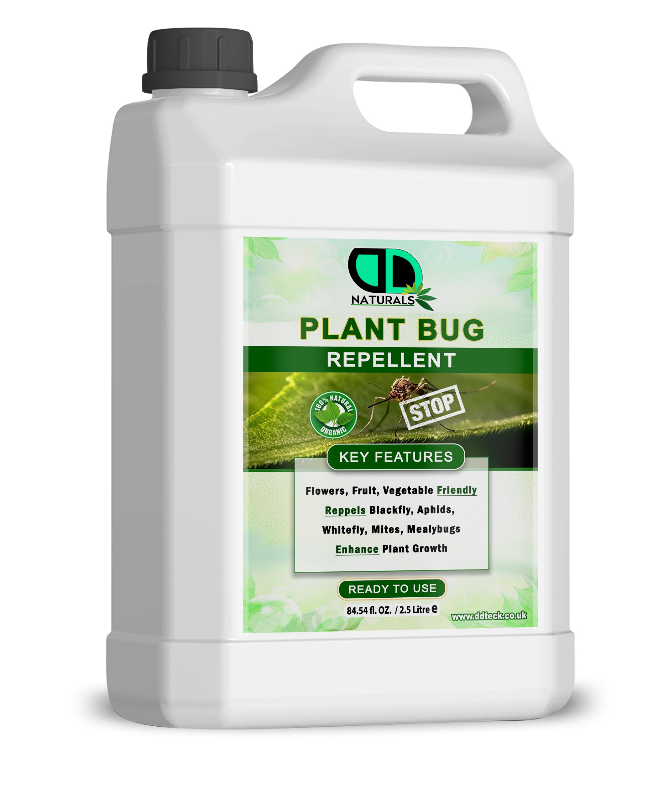 100% Organic Plant Bug Repellent – Ready to Use Garden Protection