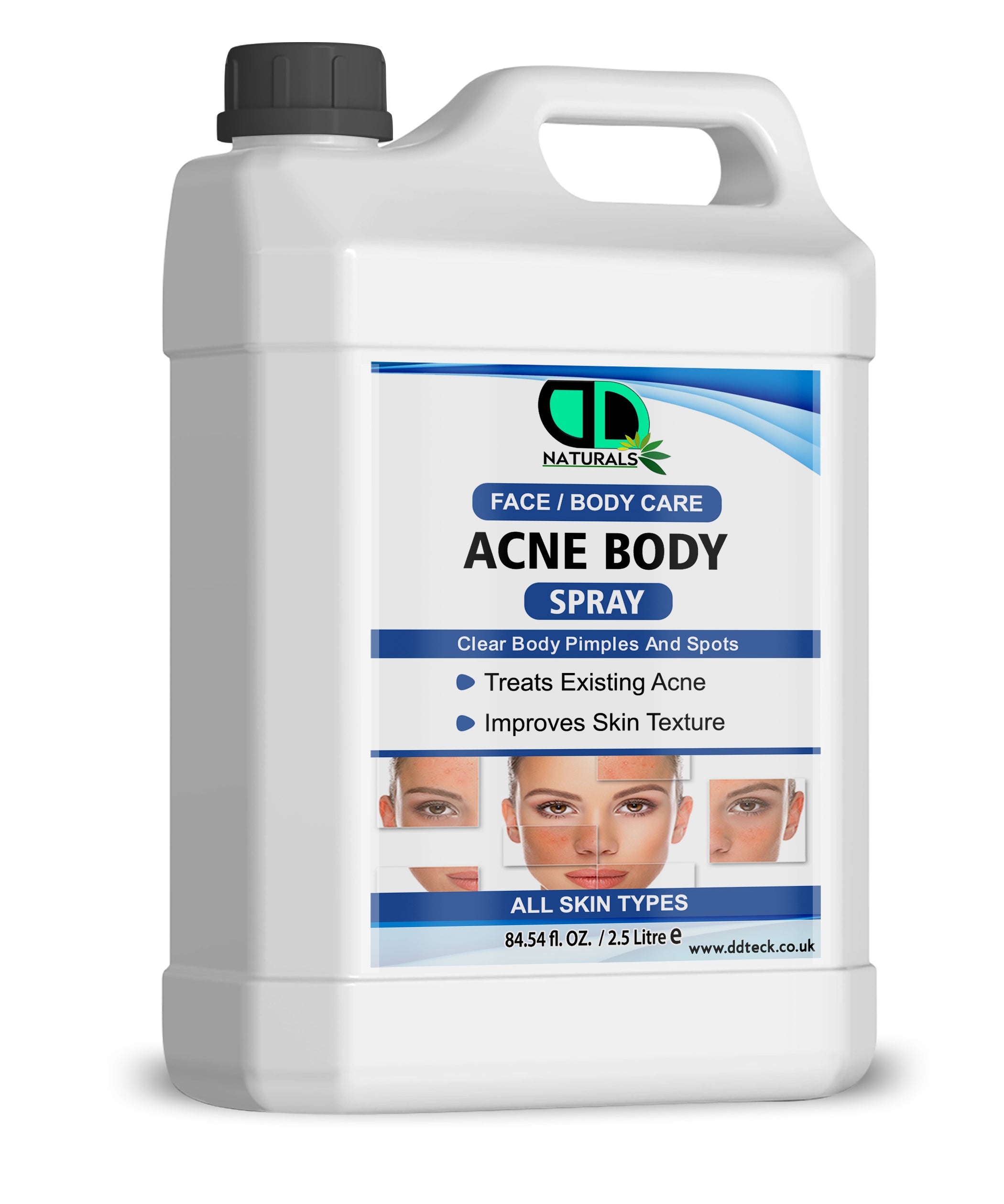 Acne Body Spray | Fast-Drying Acne Control Spray for Face & Body