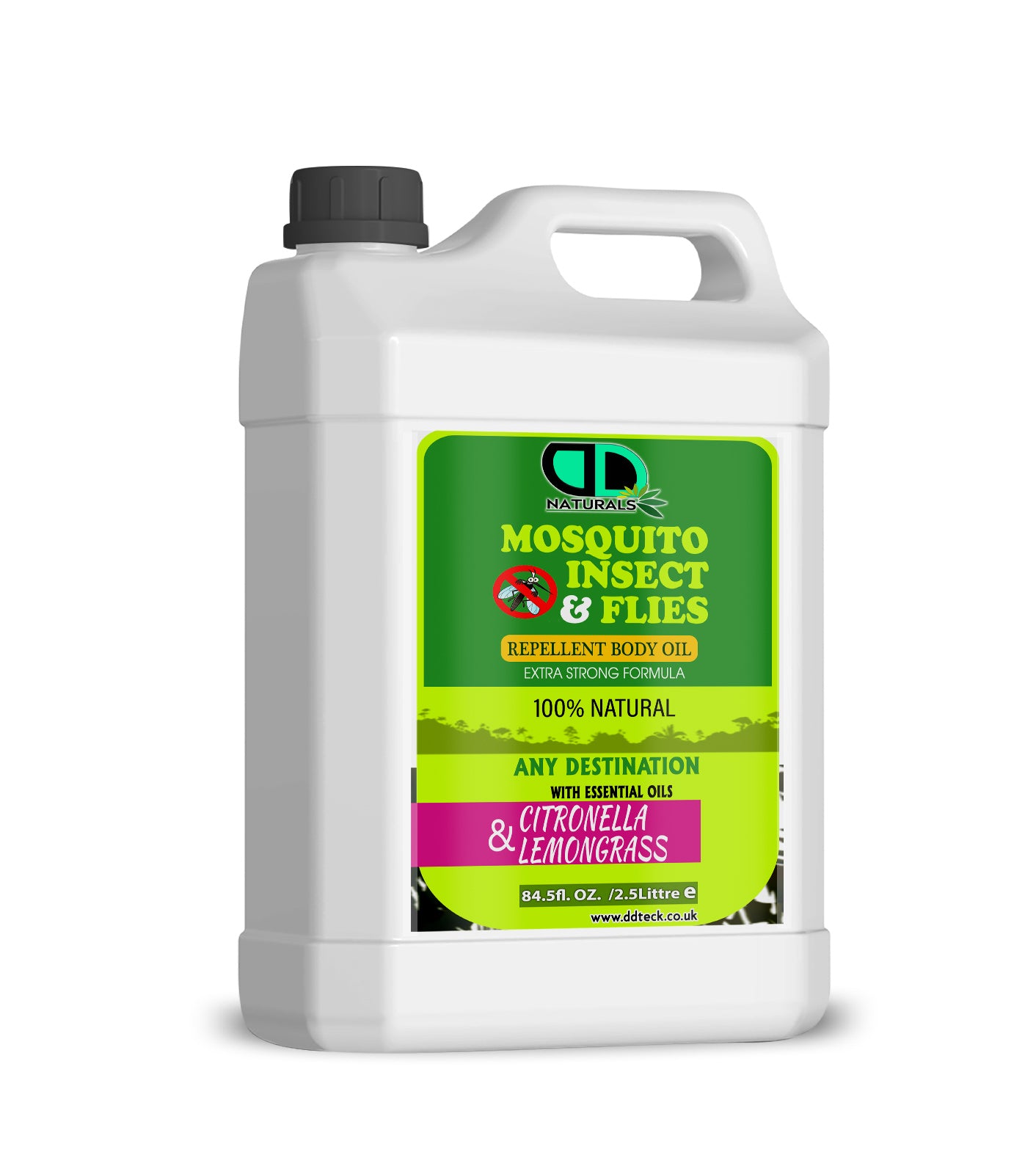 Insect Repellent with Lemongrass & Citronella | Natural, Skin-Friendly Protection from Mosquitoes & Biting Insects