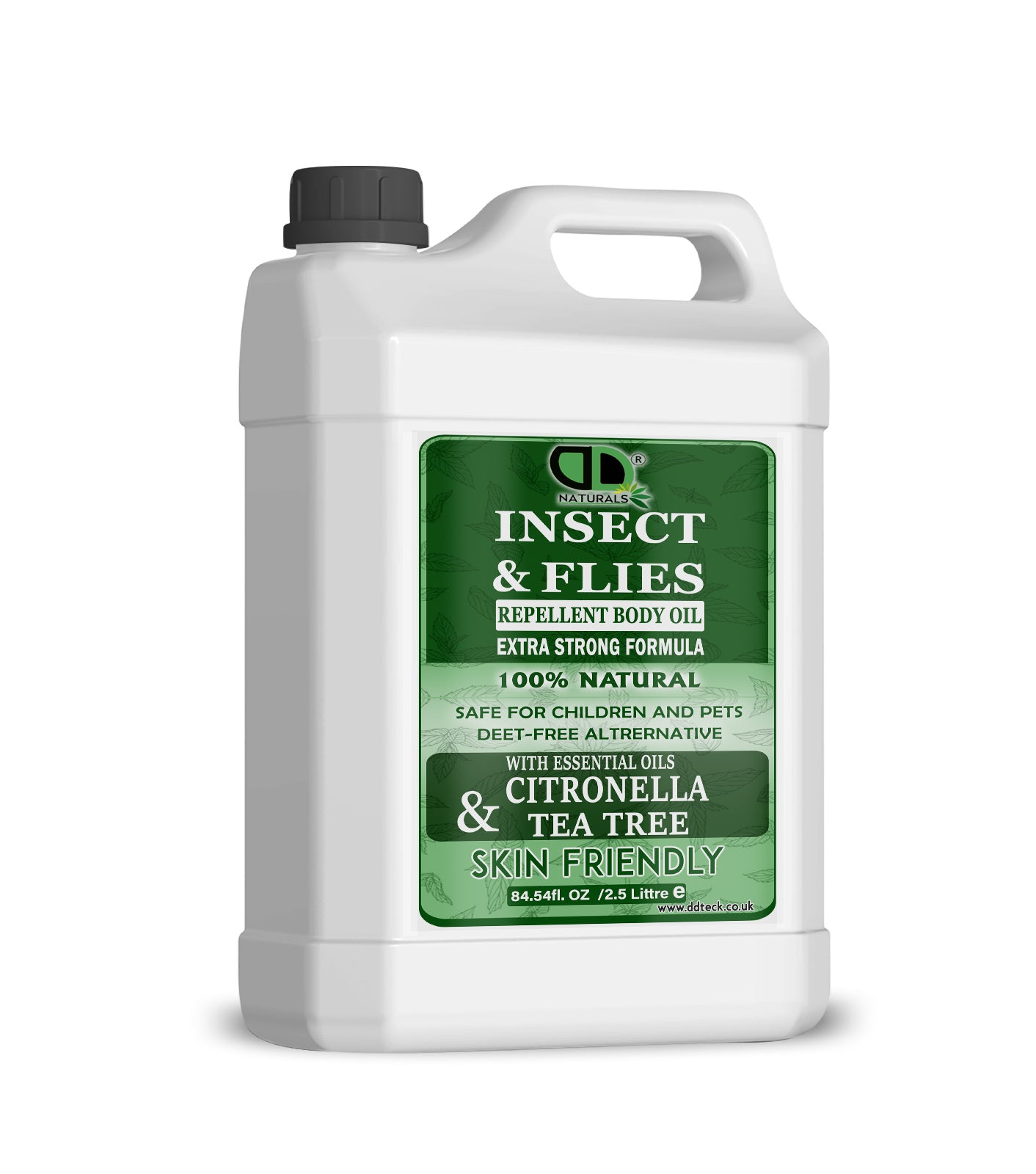 Insect Repellent Body Oil with Citronella & Tea Tree Essential Oils | Natural Protection for Skin & Outdoor Use