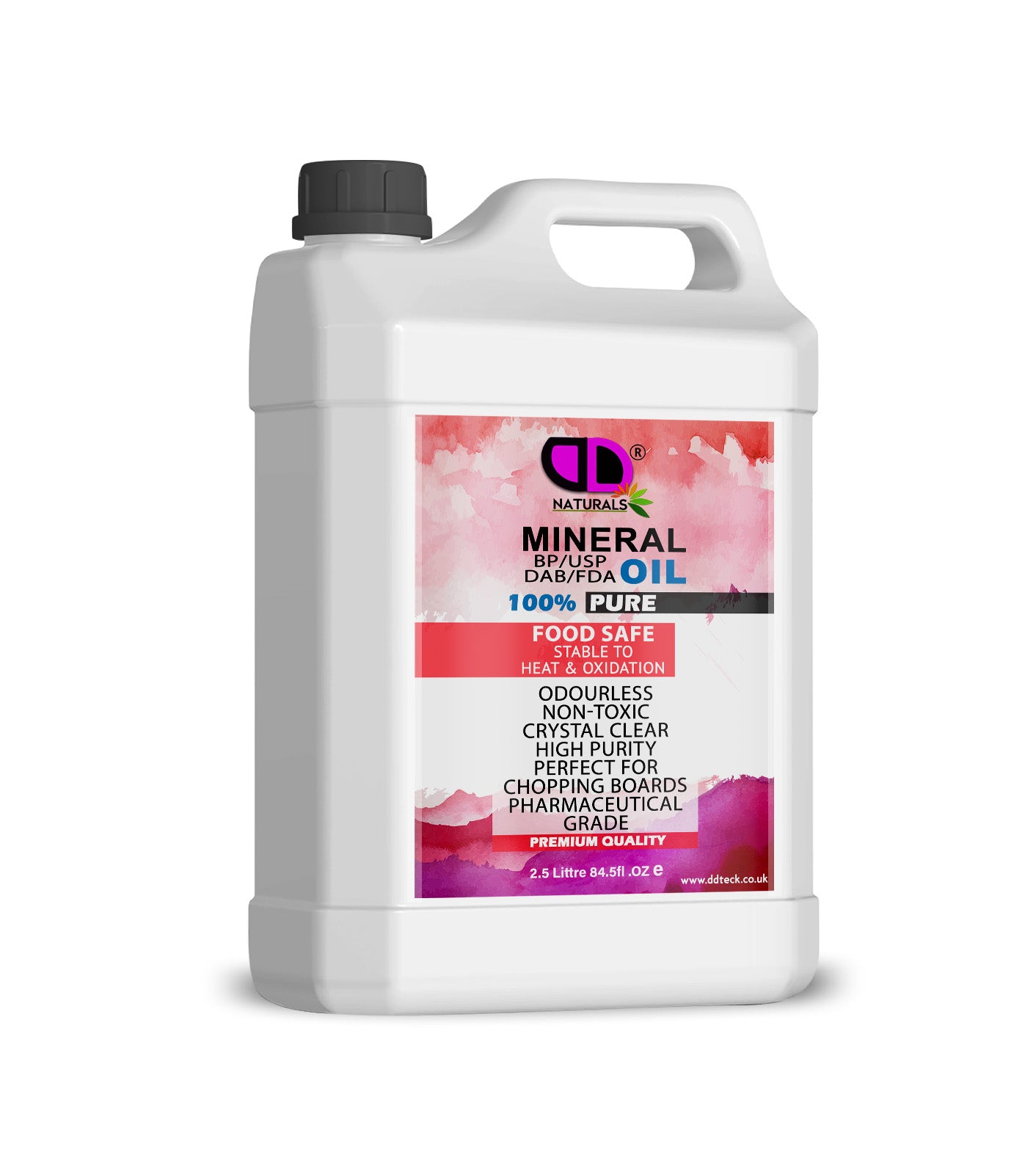 Mineral Oil BP/USP – Food Safe, Multi-Purpose Mineral Oil for Chopping Board, Wood, Leather, Skin, Hair & Household Care