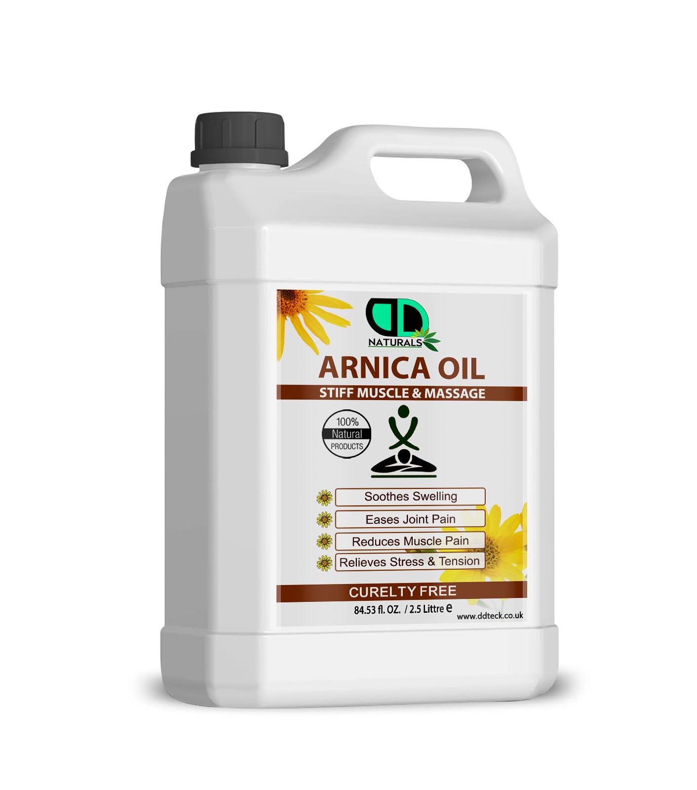 Arnica Massage Oil – Natural Botanical Oil for Relaxation, Muscle Comfort & Daily Body Care