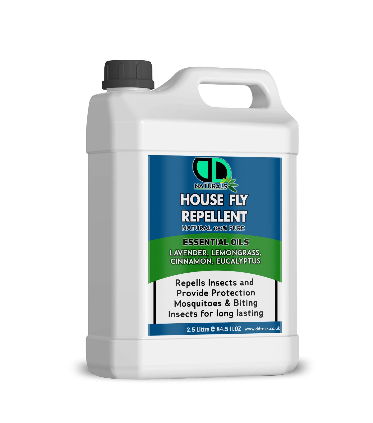 House Fly Repellent Oil – Natural Essential Oil Fly &Insect Protection with Lavender, Lemongrass, Eucalyptus &amp; Cinnamon