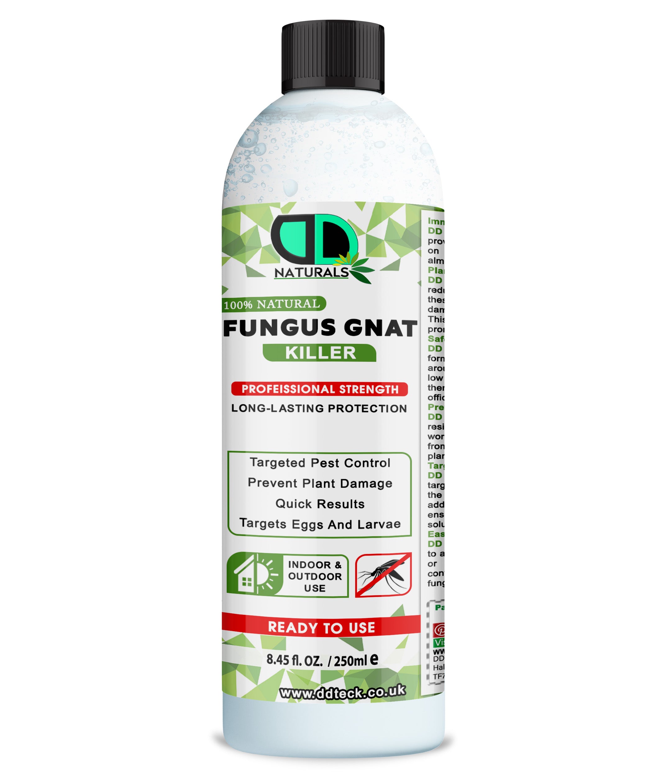 Fungus Gnat Killer Spray | Non-Toxic, Eco-Friendly Protection for Indoor Plants & Soil