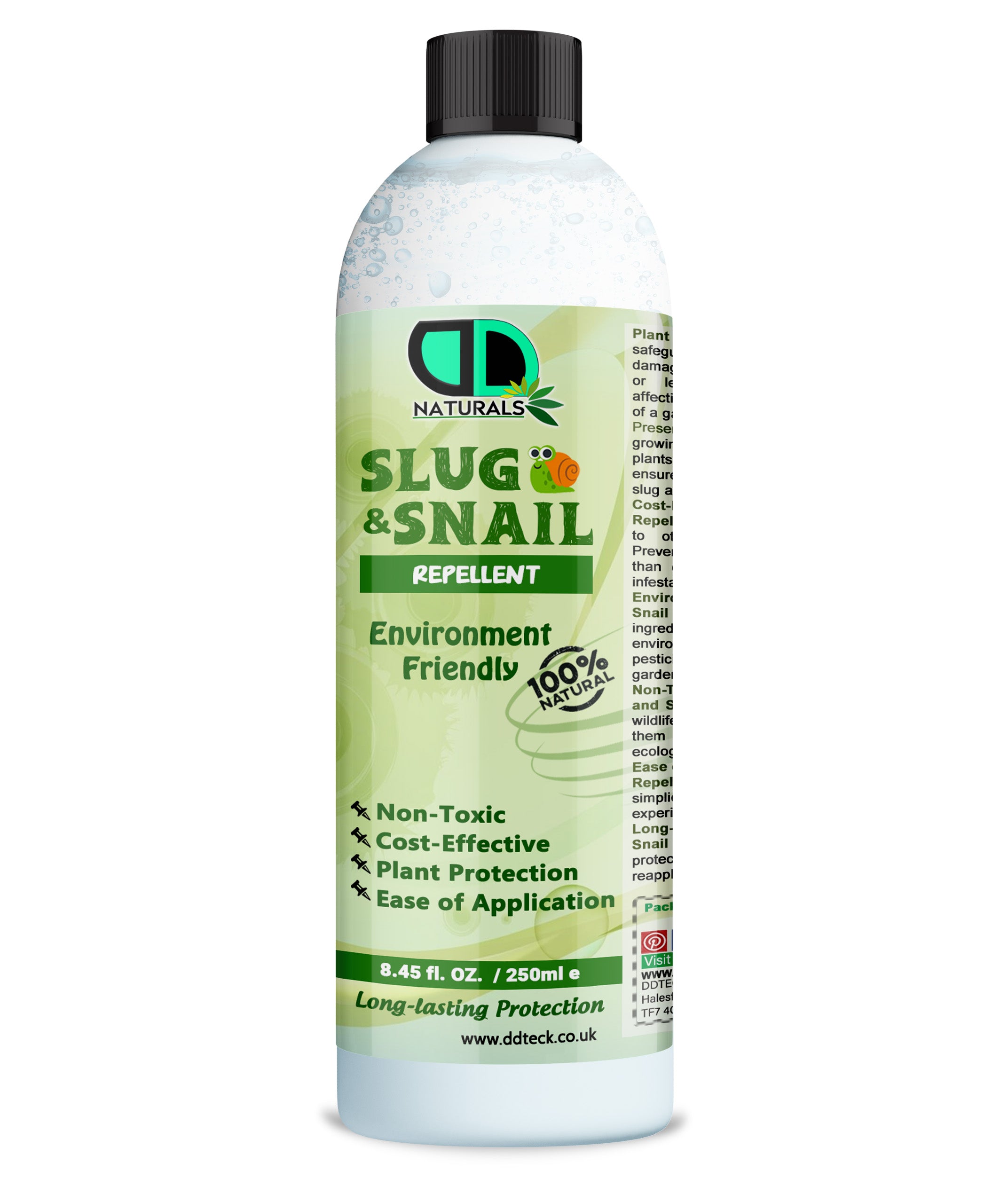 100% Natural Slug & Snail Repellent – Non-Toxic Plant Protection