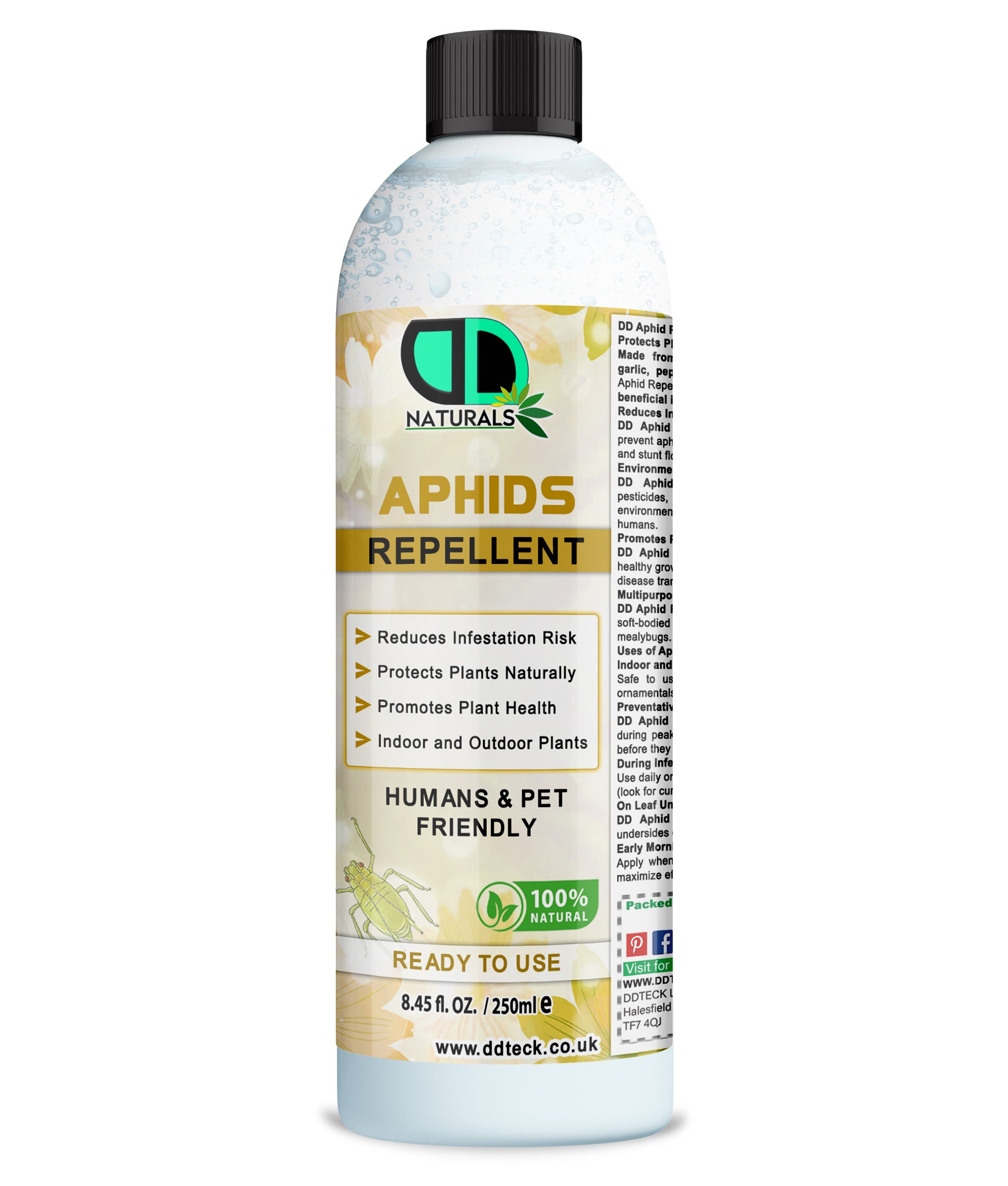 Natural Aphids Repellent | Protects Plants Naturally & Promotes Plant Health
