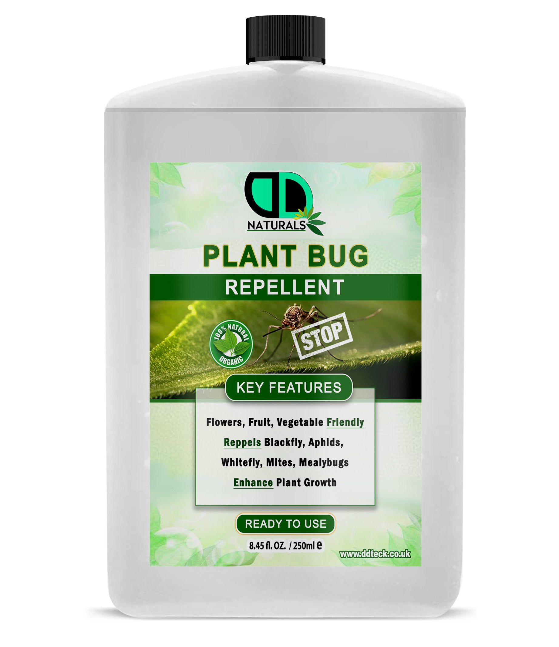 100% Organic Plant Bug Repellent – Ready to Use Garden Protection