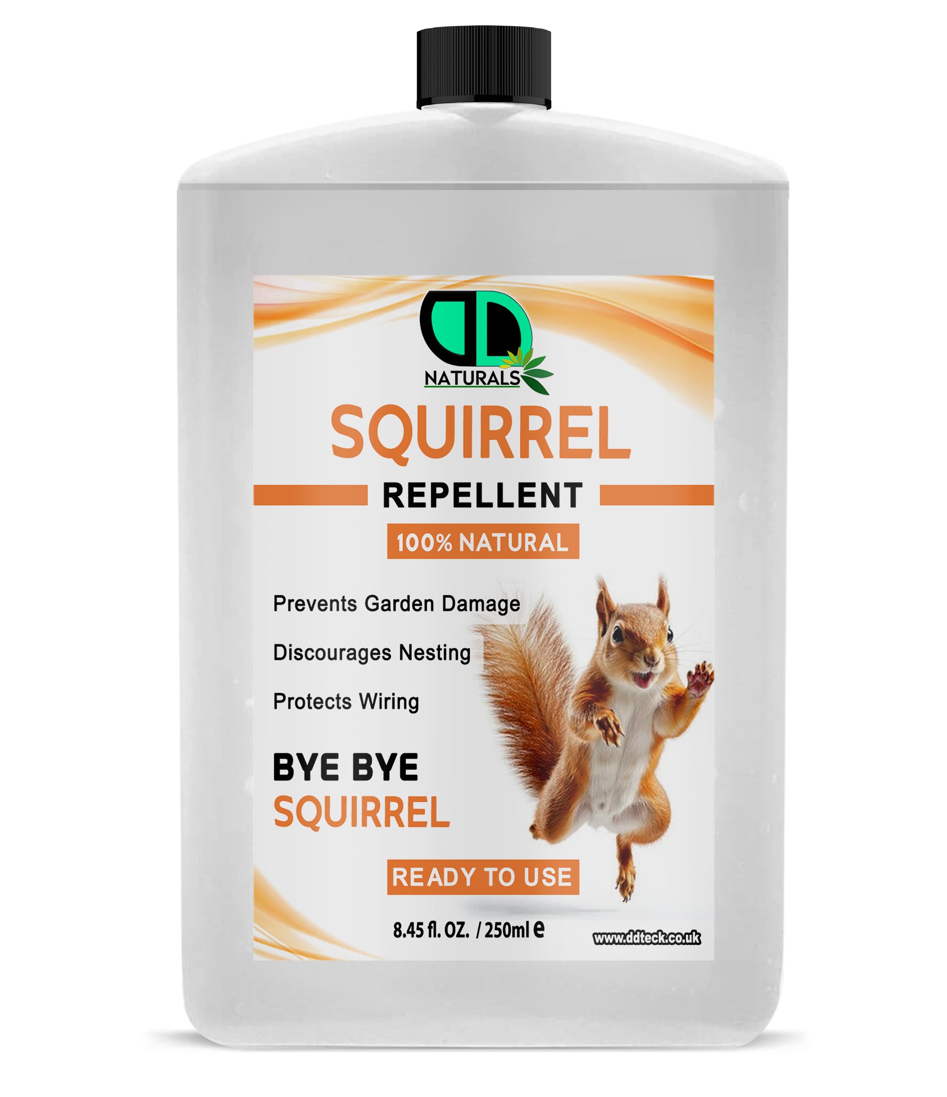 Natural Squirrel Repellent Spray – Non-Toxic, Humane & Long-Lasting Indoor and Outdoor Pest Control