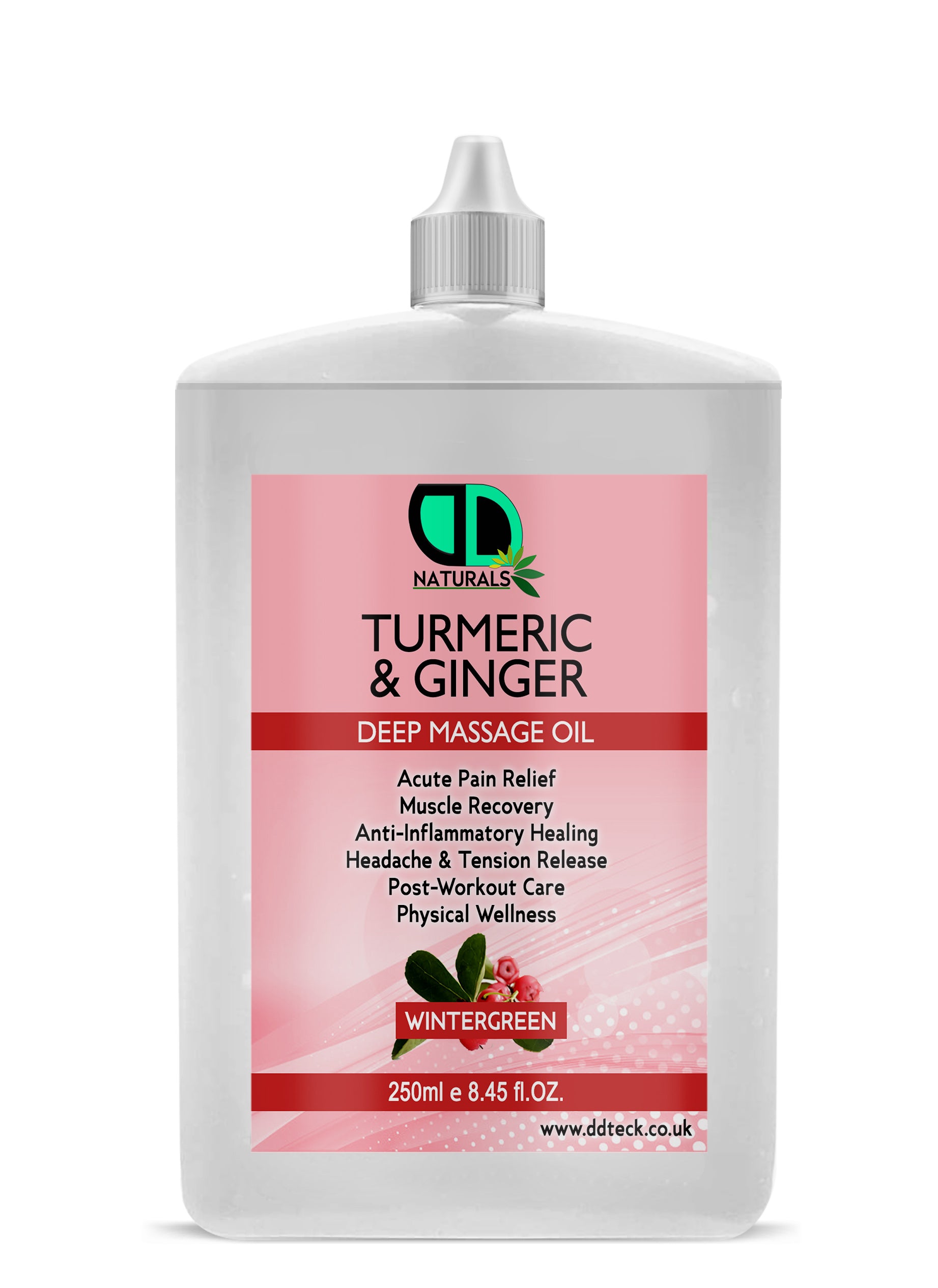 Turmeric & Ginger Deep Massage Oil with Wintergreen