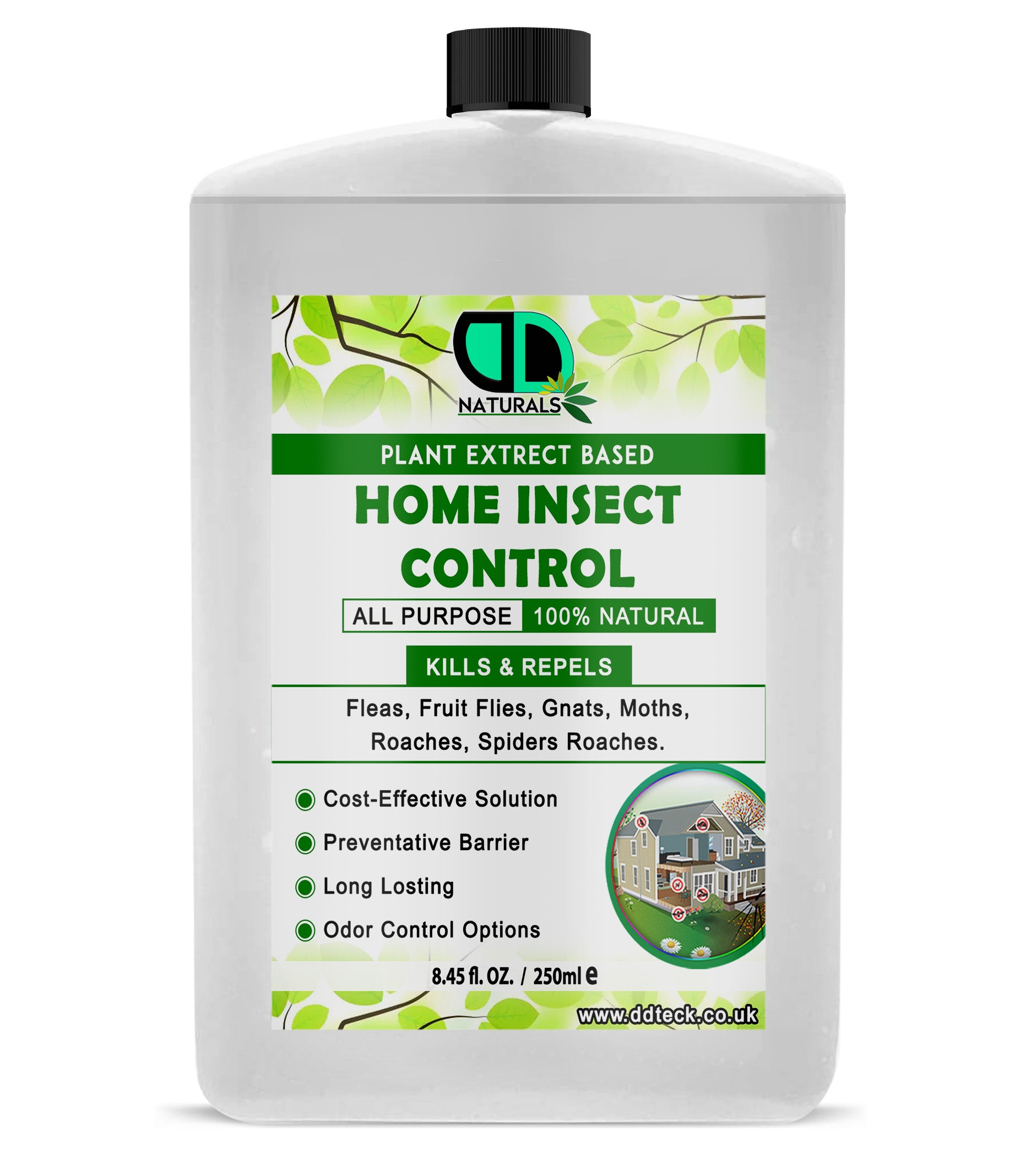 Home Insect Control Repellent Spray | Natural Peppermint-Based Pest Control for Indoor & Outdoor Use
