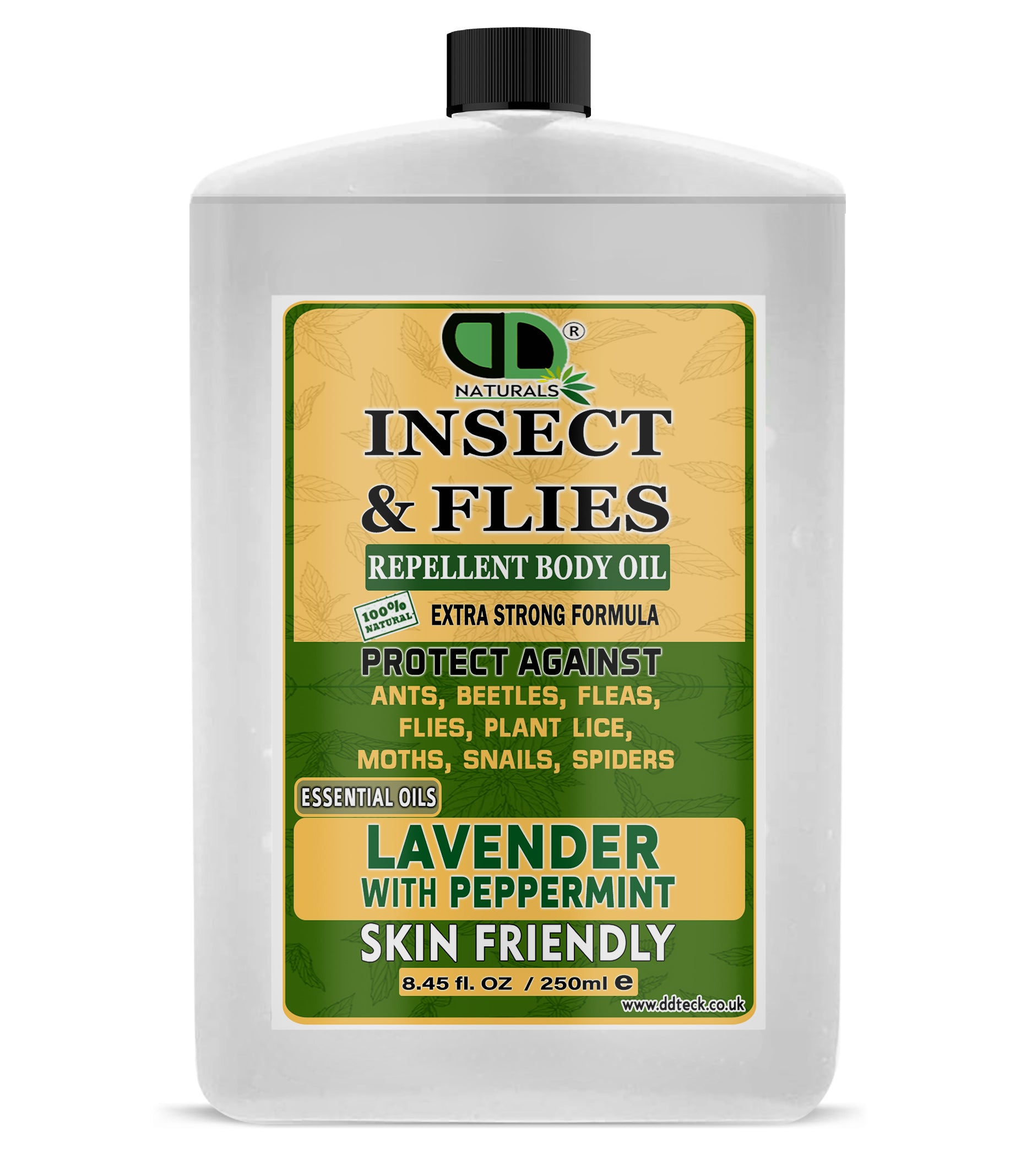 Natural Insect Repellent with Lavender & Peppermint Essential Oils | Chemical-Free Mosquito & Bug Protection