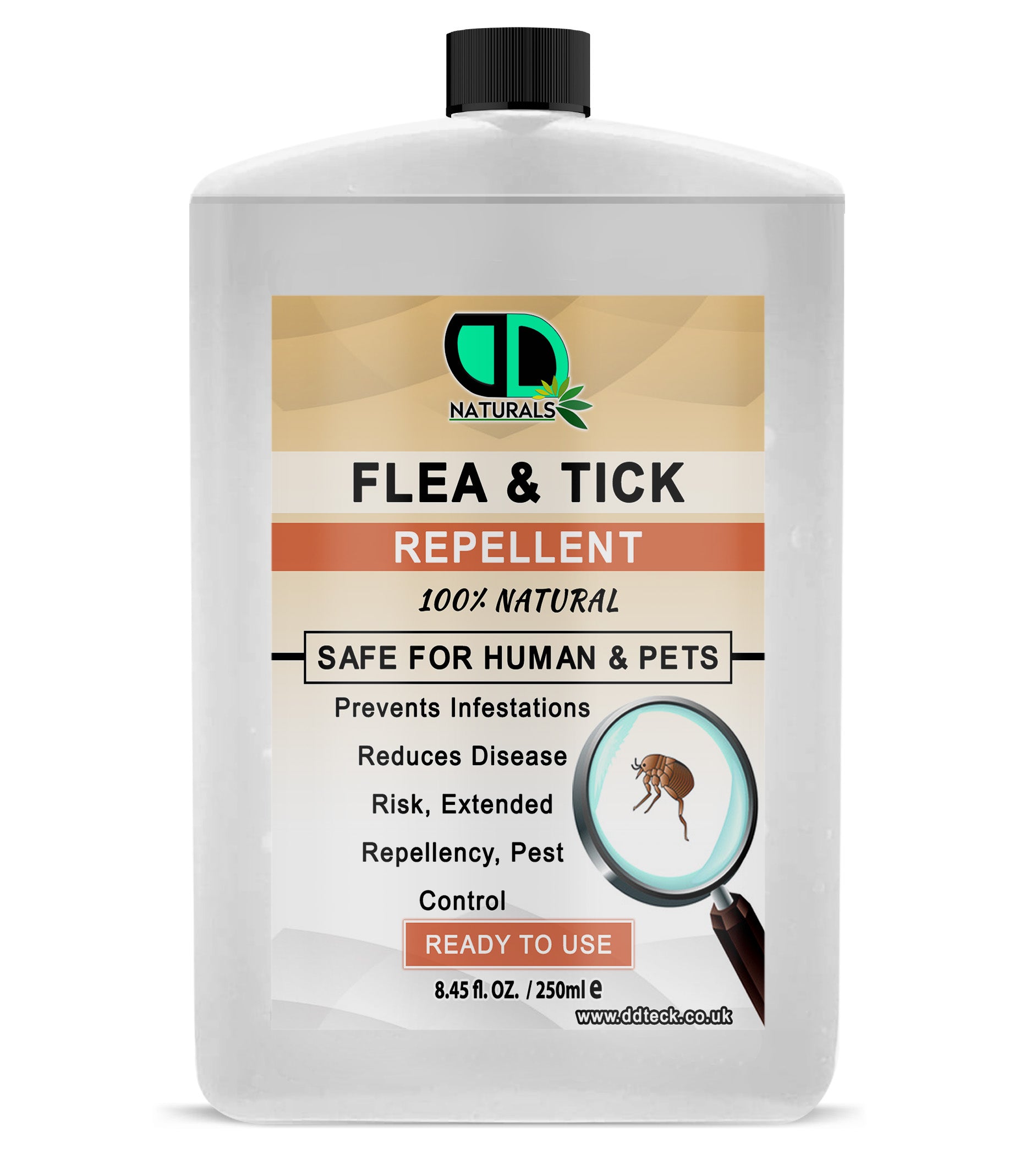 Flea & Tick Insect Repellent | Natural, Non-Toxic Protection for Pets & Home