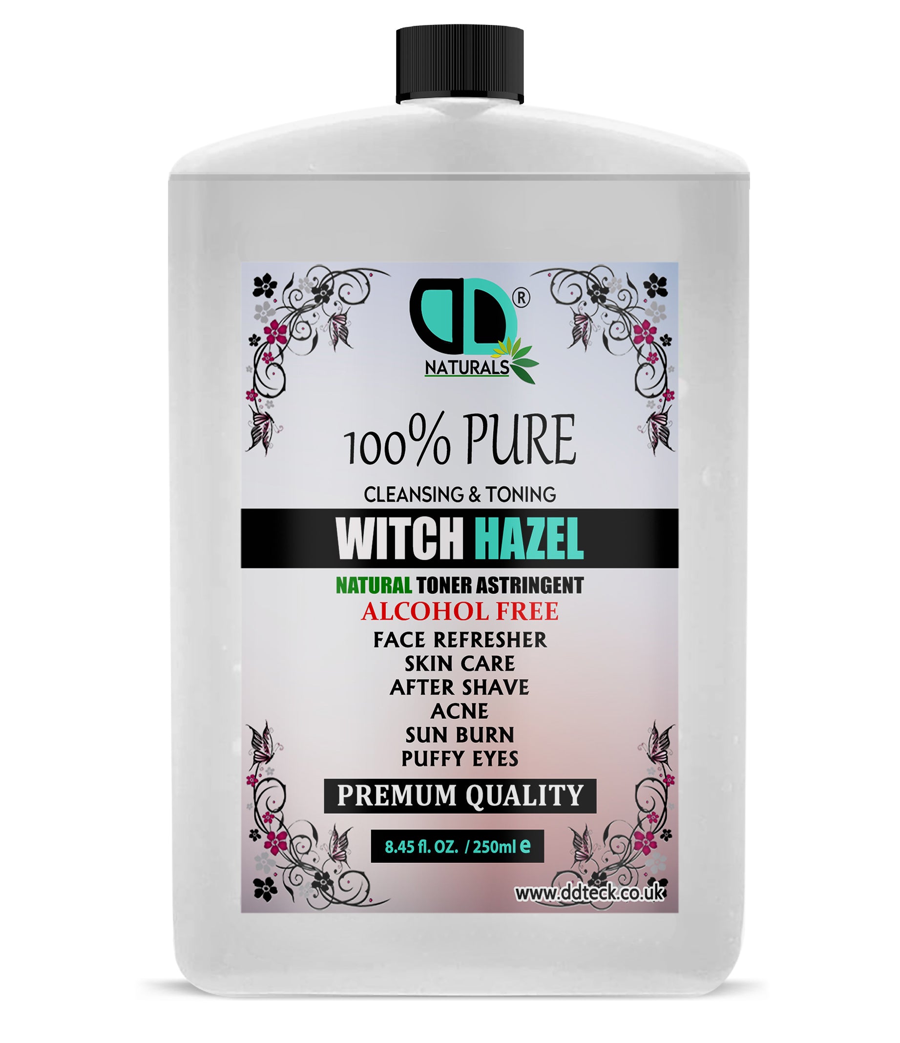 Witch Hazel Alcohol-Free Toner | Gentle, Natural Skin Toning for Sensitive & Acne-Prone Skin