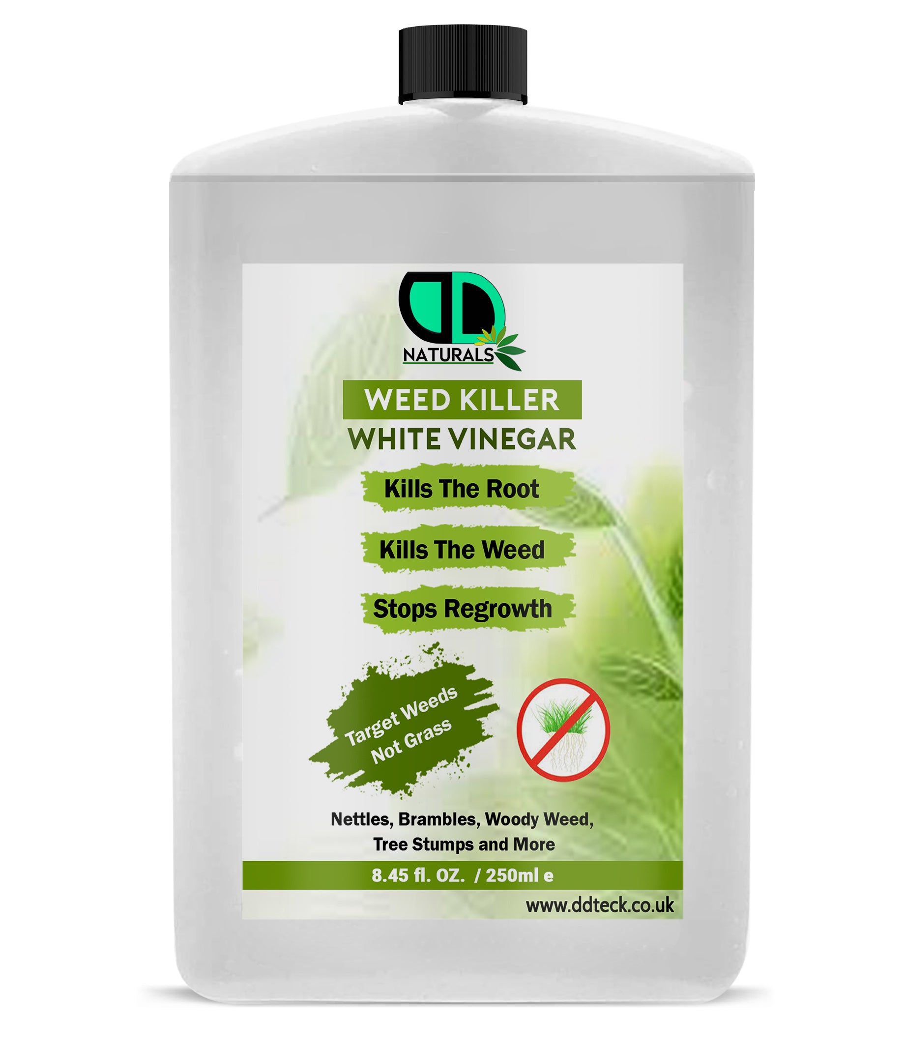 Weed Killer White Vinegar – Heavy Duty Root Killer & Regrowth Preventer