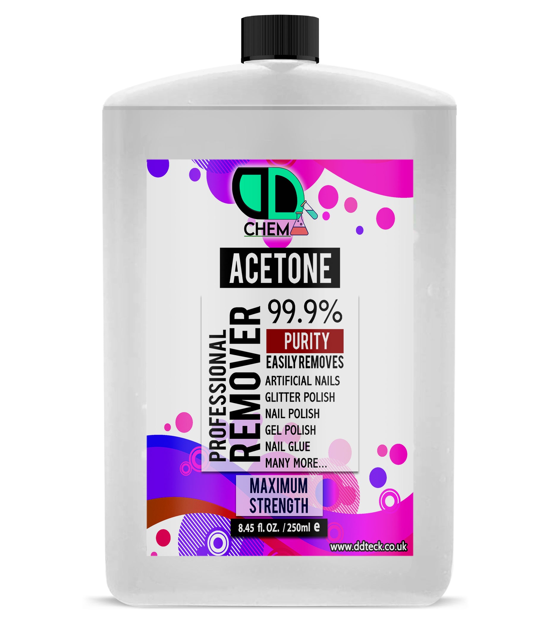 Acetone Gel Polish Remover | Professional-Grade, Fast-Acting & Multi-Purpose Solvent
