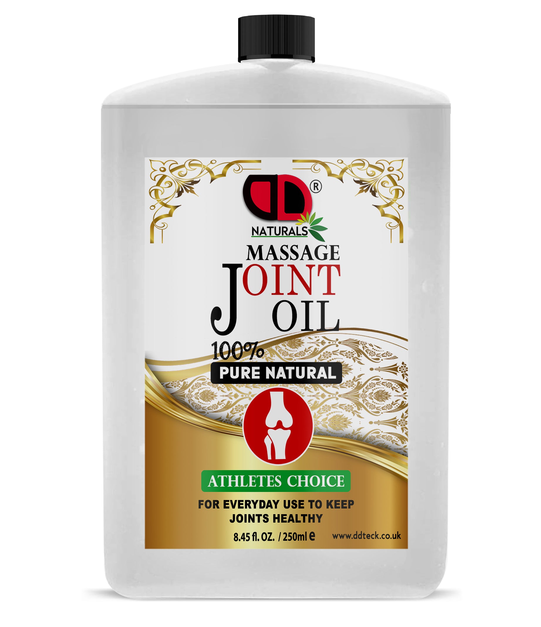 100% Pure Natural Joint Massage Oil - Athletes Choice for Healthy Joints