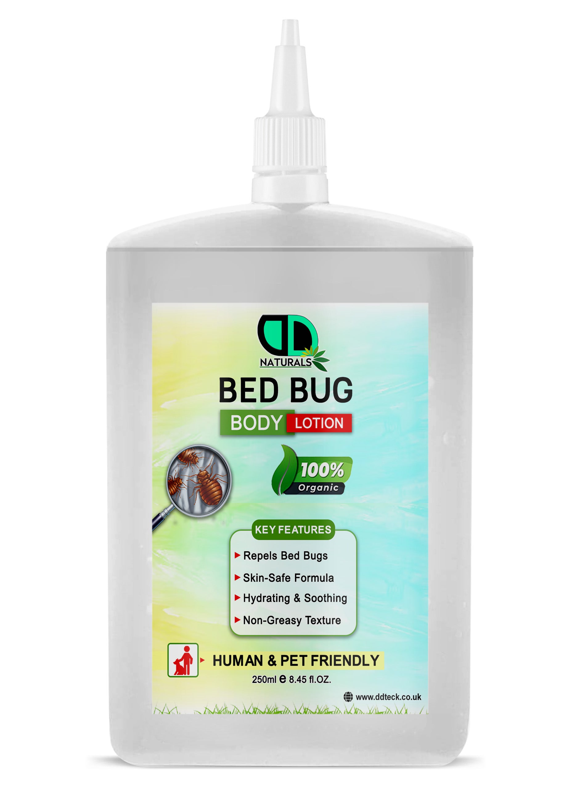 Bed Bug Repellent Body Lotion | Natural, Skin-Safe Overnight Protection