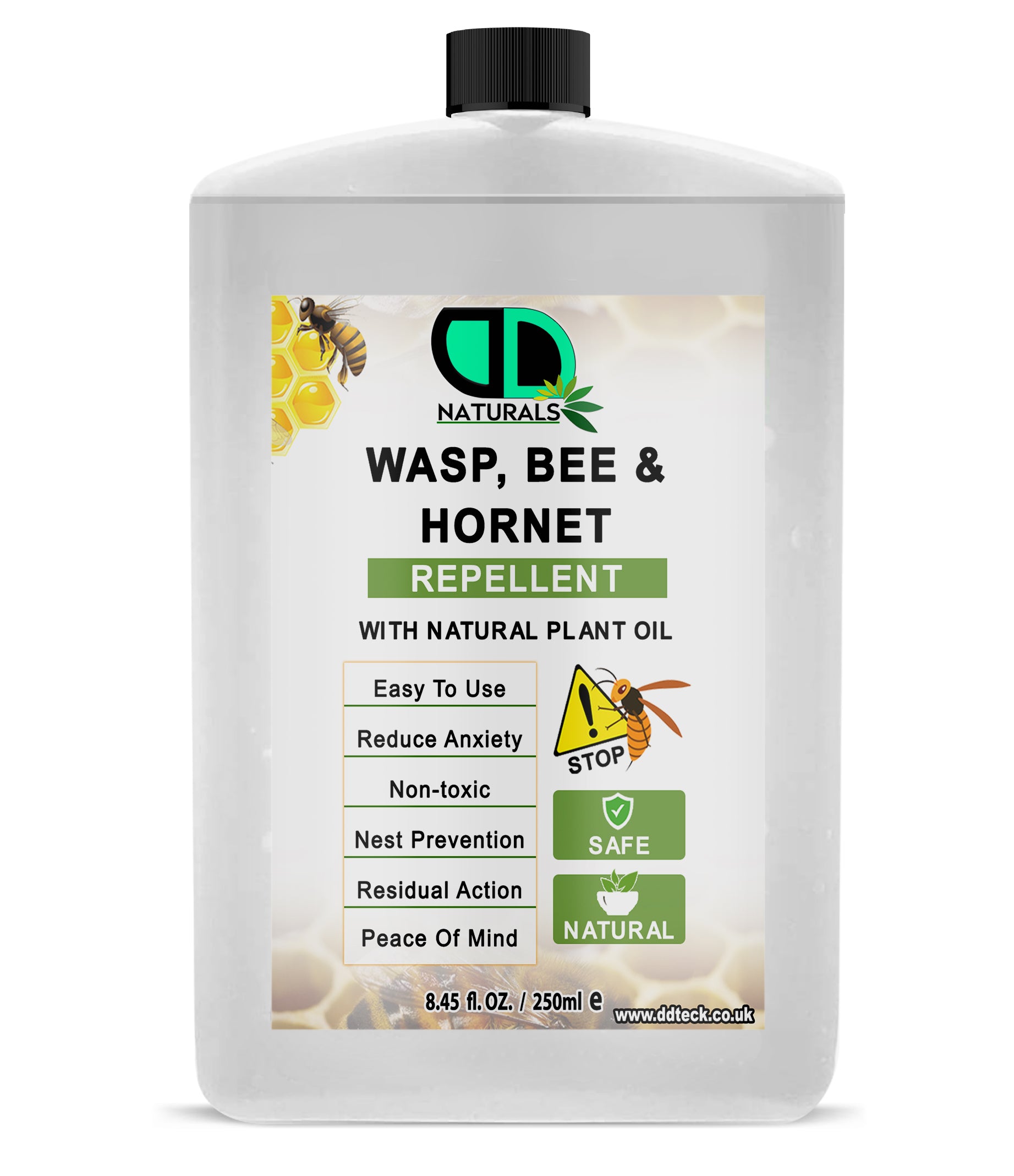 Wasp, Bee & Hornet Repellent – 100% Natural Plant Oil Defense
