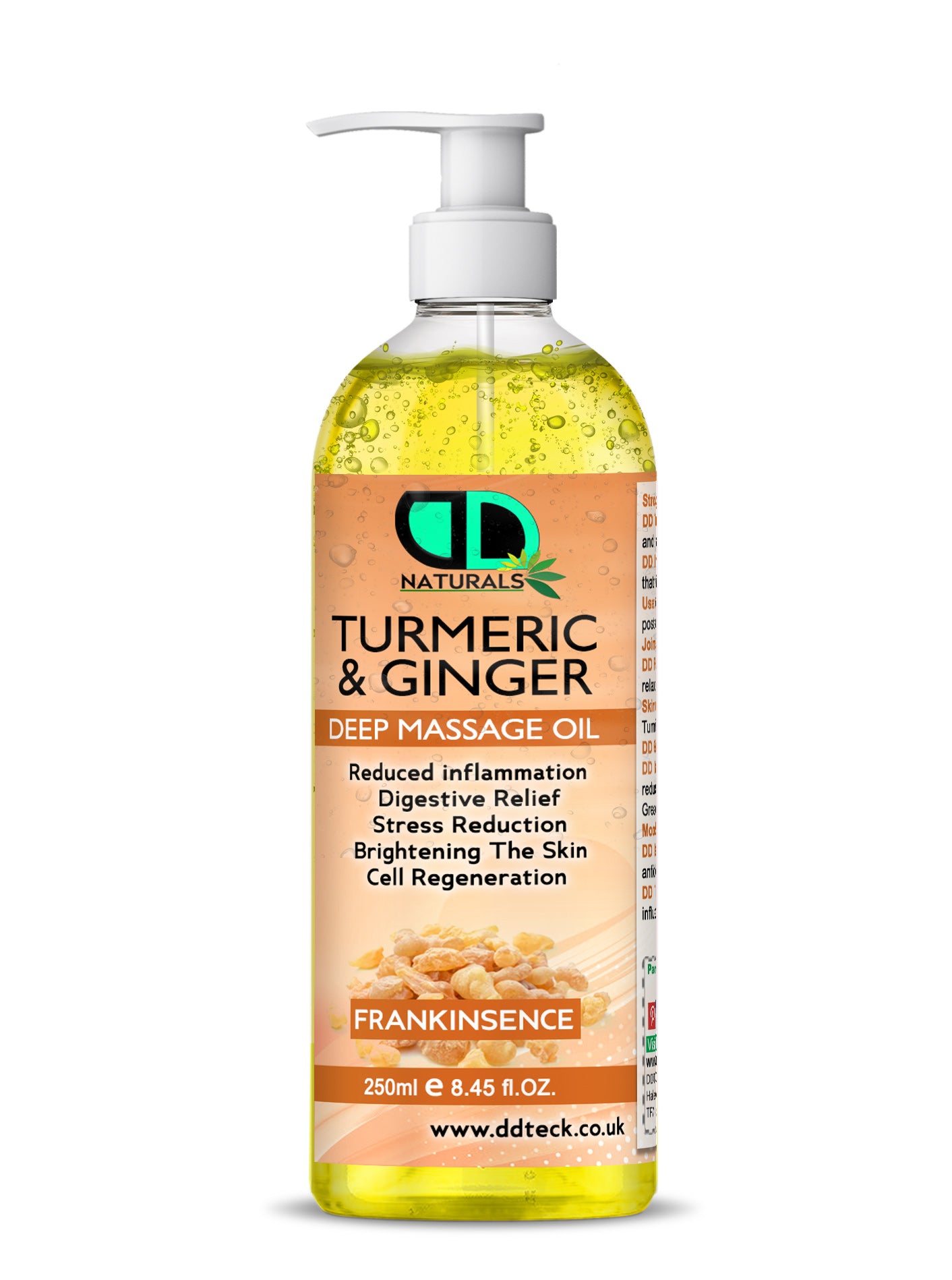 Turmeric & Ginger Deep Massage Oil with Frankincense
