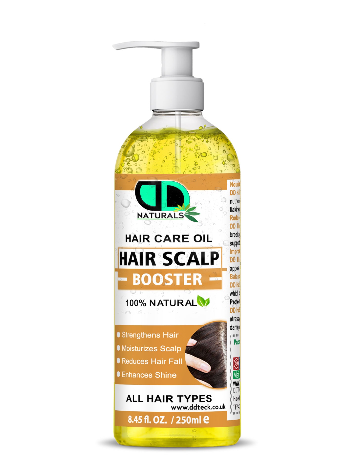 Natural Hair Scalp Booster | Strengthens Hair & Reduces Hair Fall