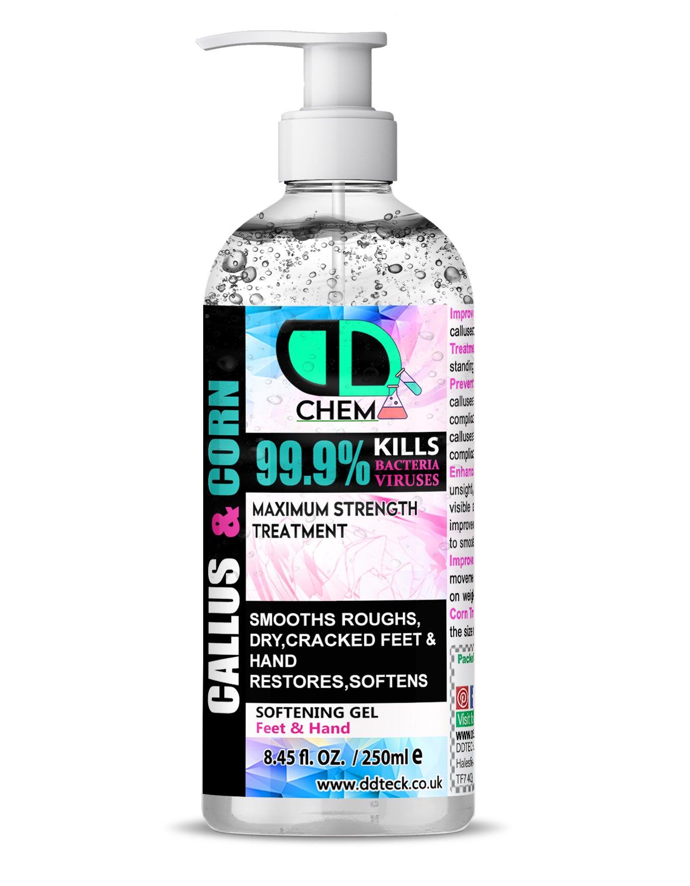 Callus & Corn Maximum Strength Treatment – Softening Gel for Feet & Hands