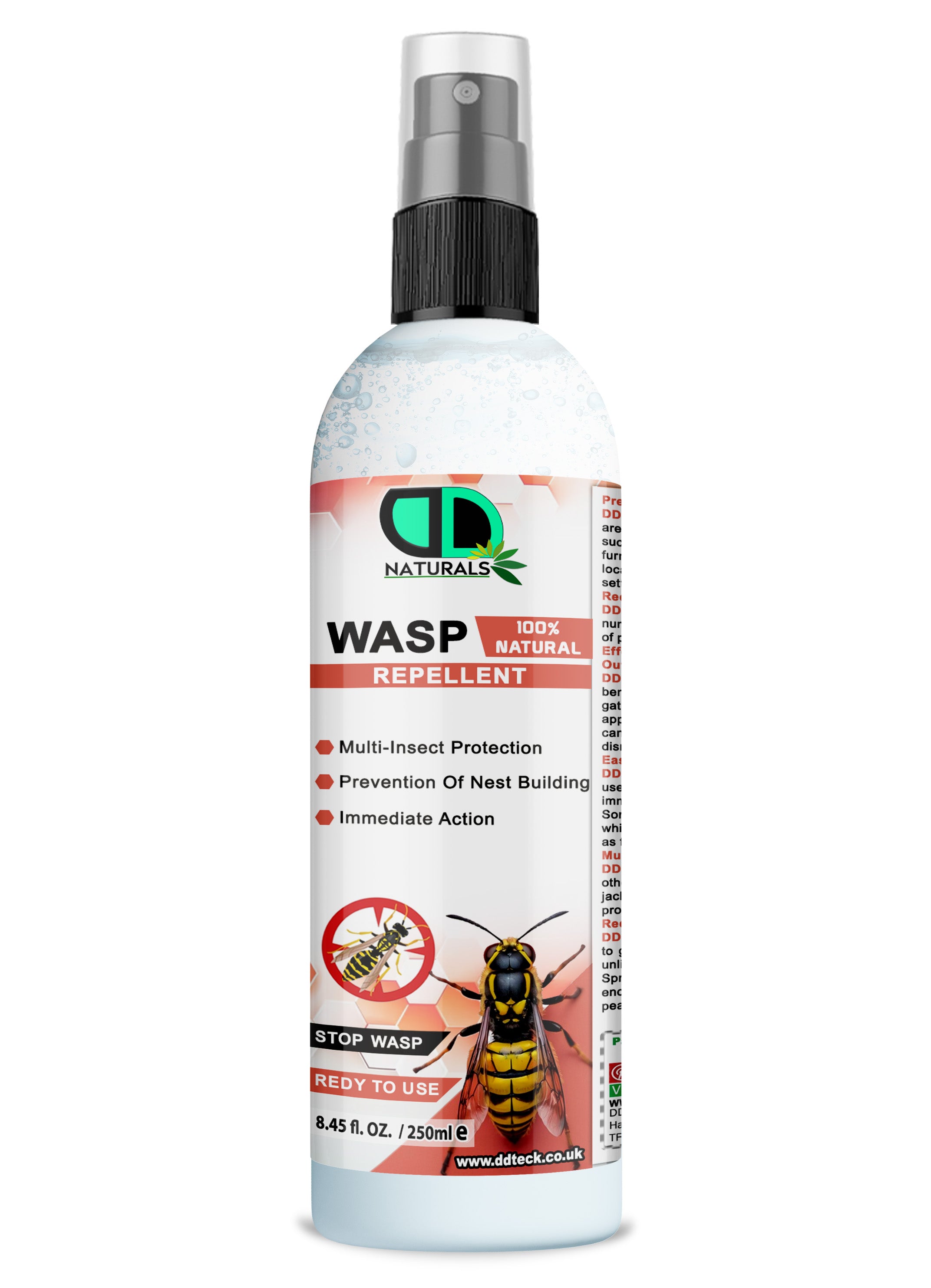 100% Natural Wasp Repellent – Ready to Use Multi-Insect Protection