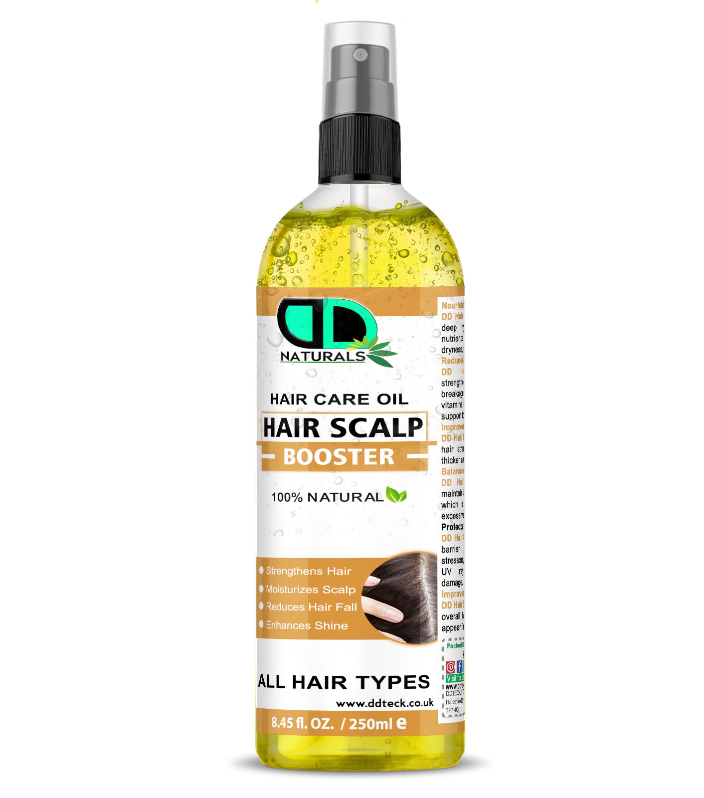 Natural Hair Scalp Booster | Strengthens Hair & Reduces Hair Fall