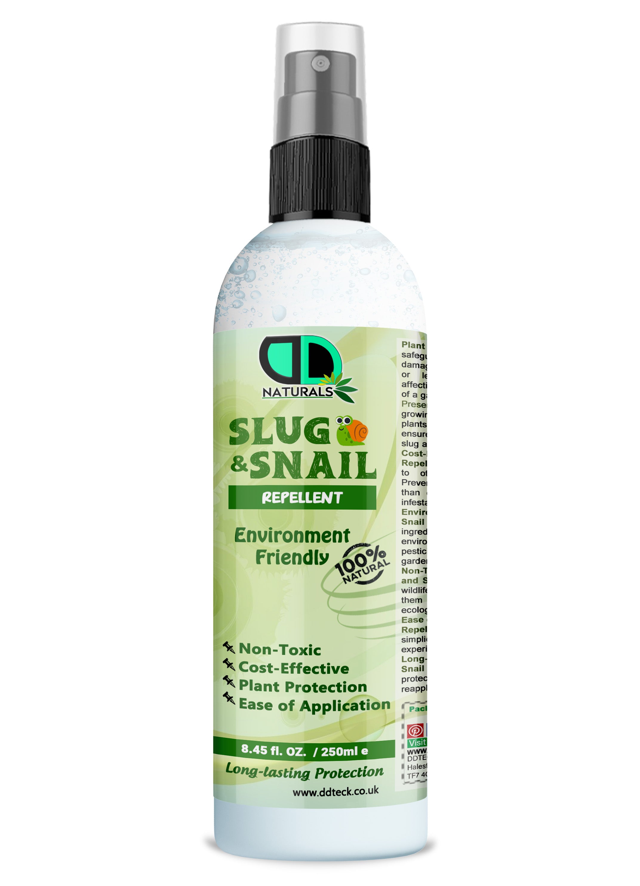 100% Natural Slug & Snail Repellent – Non-Toxic Plant Protection
