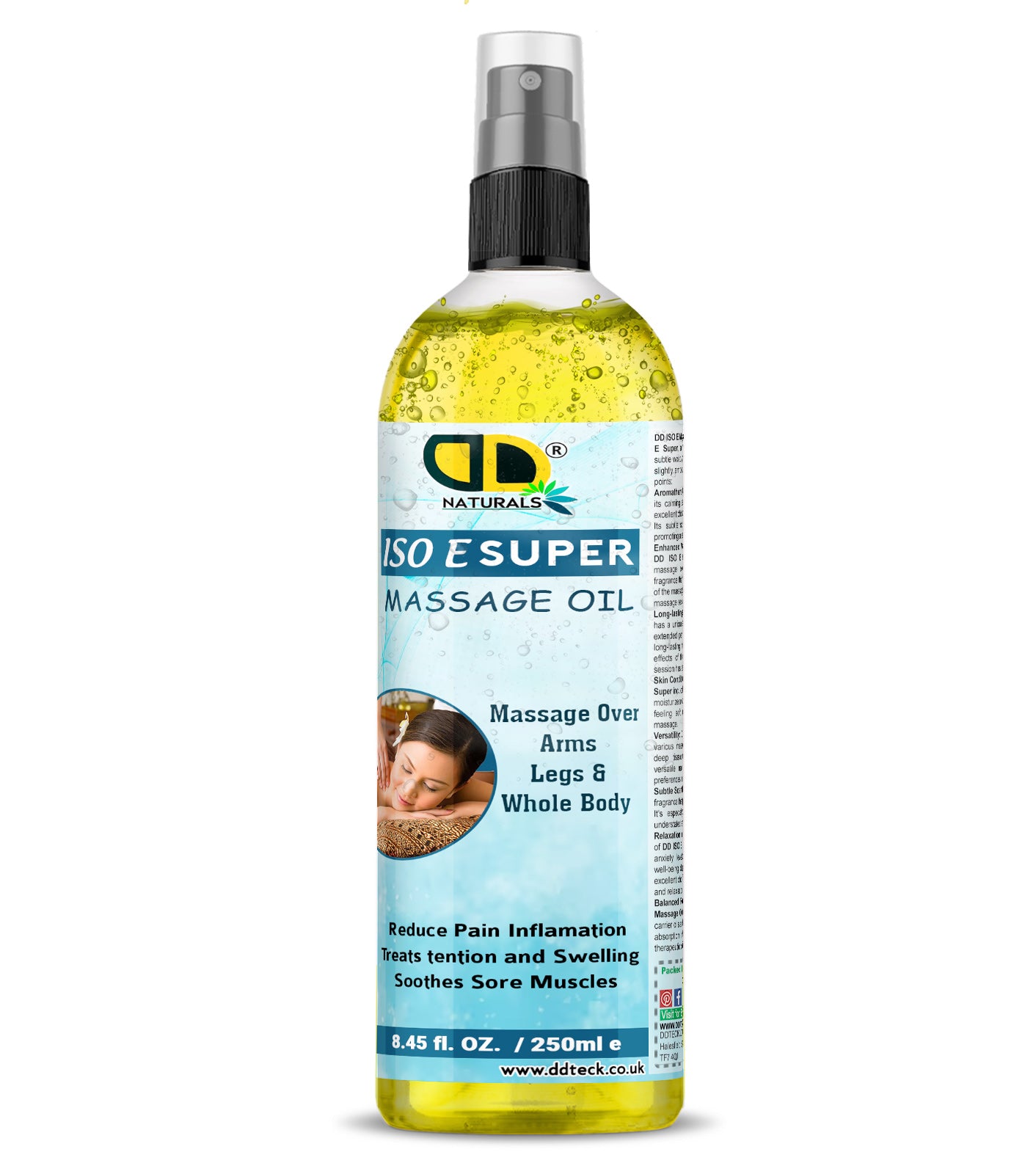 ISO E Super Massage Oil – Professional Muscle Recovery