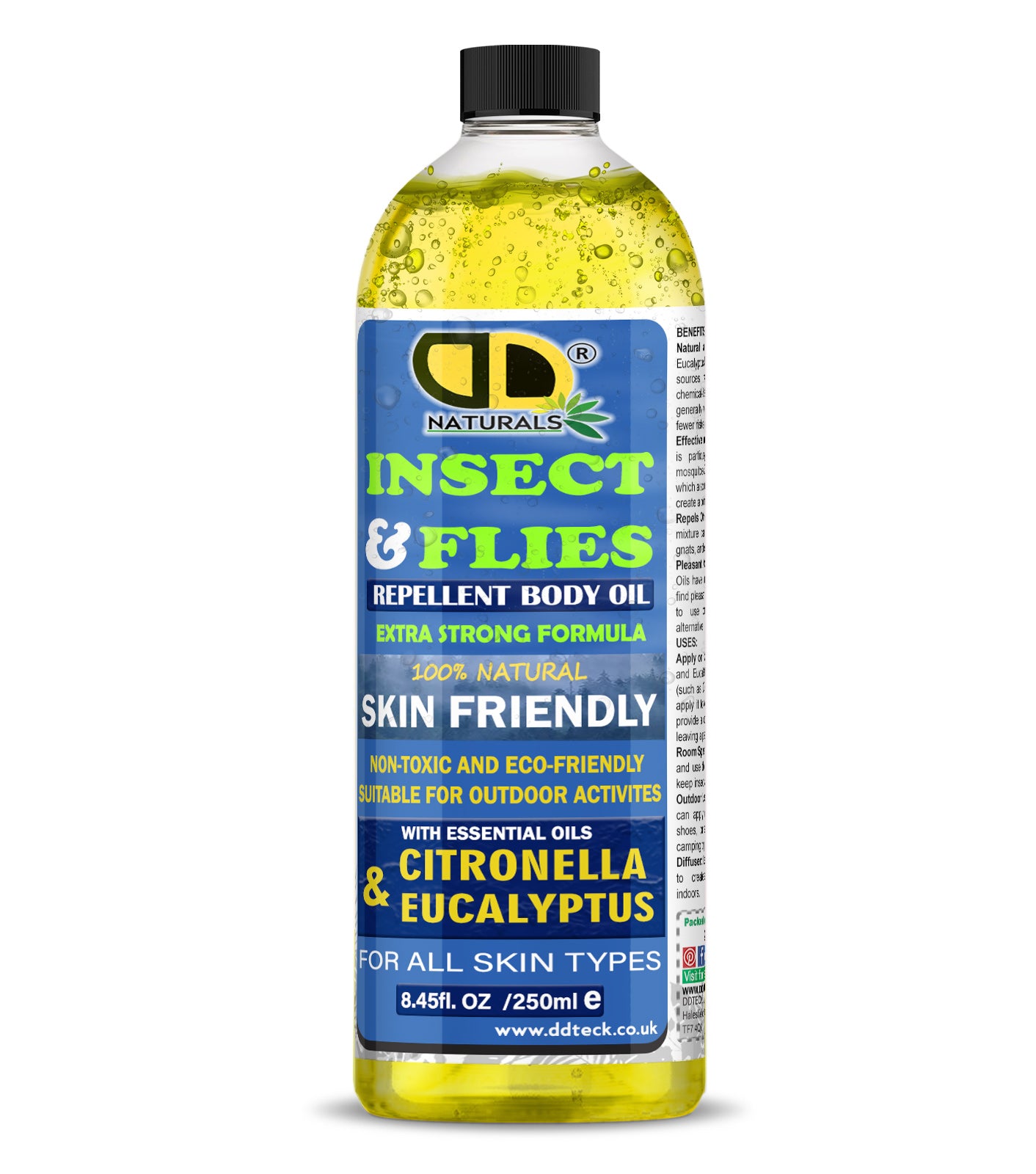 Insect Repellent with Citronella & Eucalyptus Essential Oil – Natural Mosquito & Insect Protection