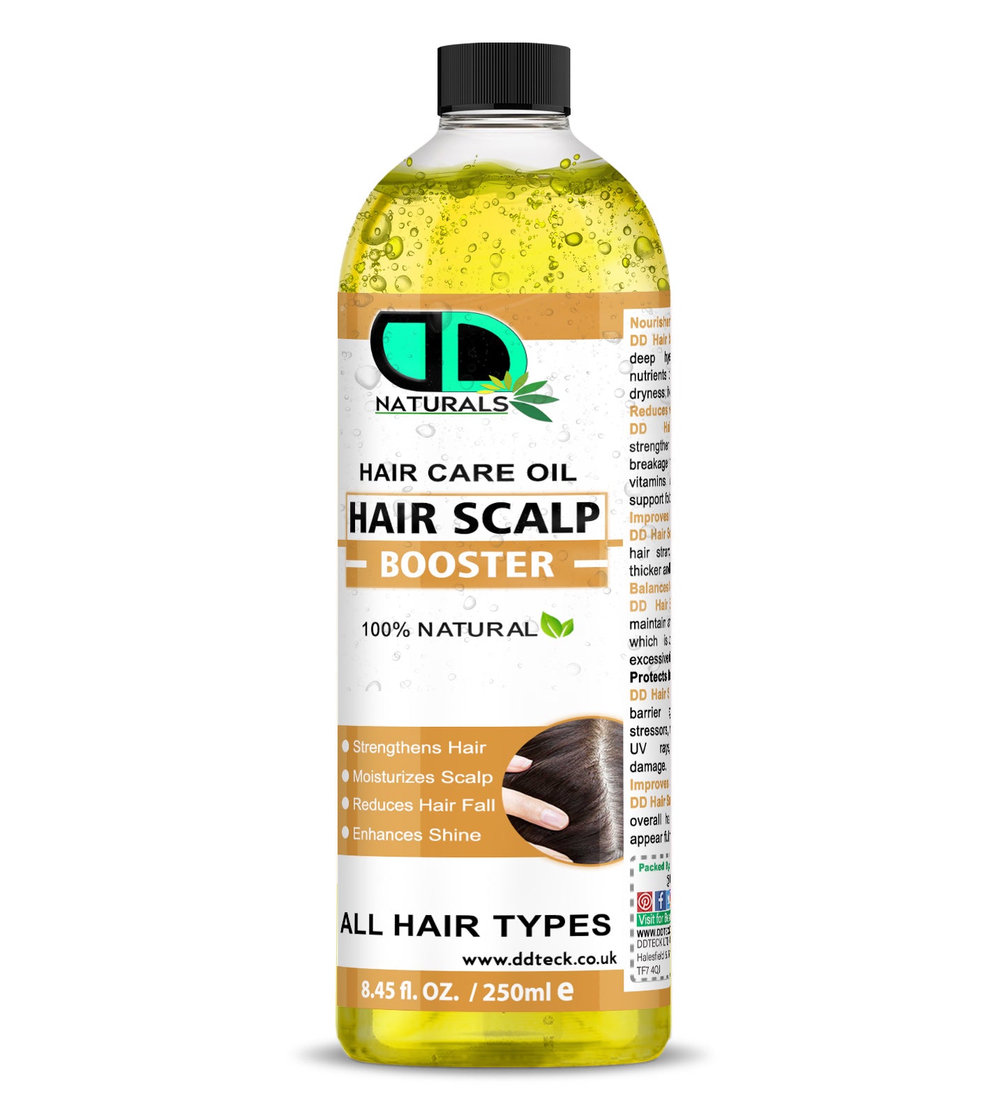 Natural Hair Scalp Booster | Strengthens Hair & Reduces Hair Fall