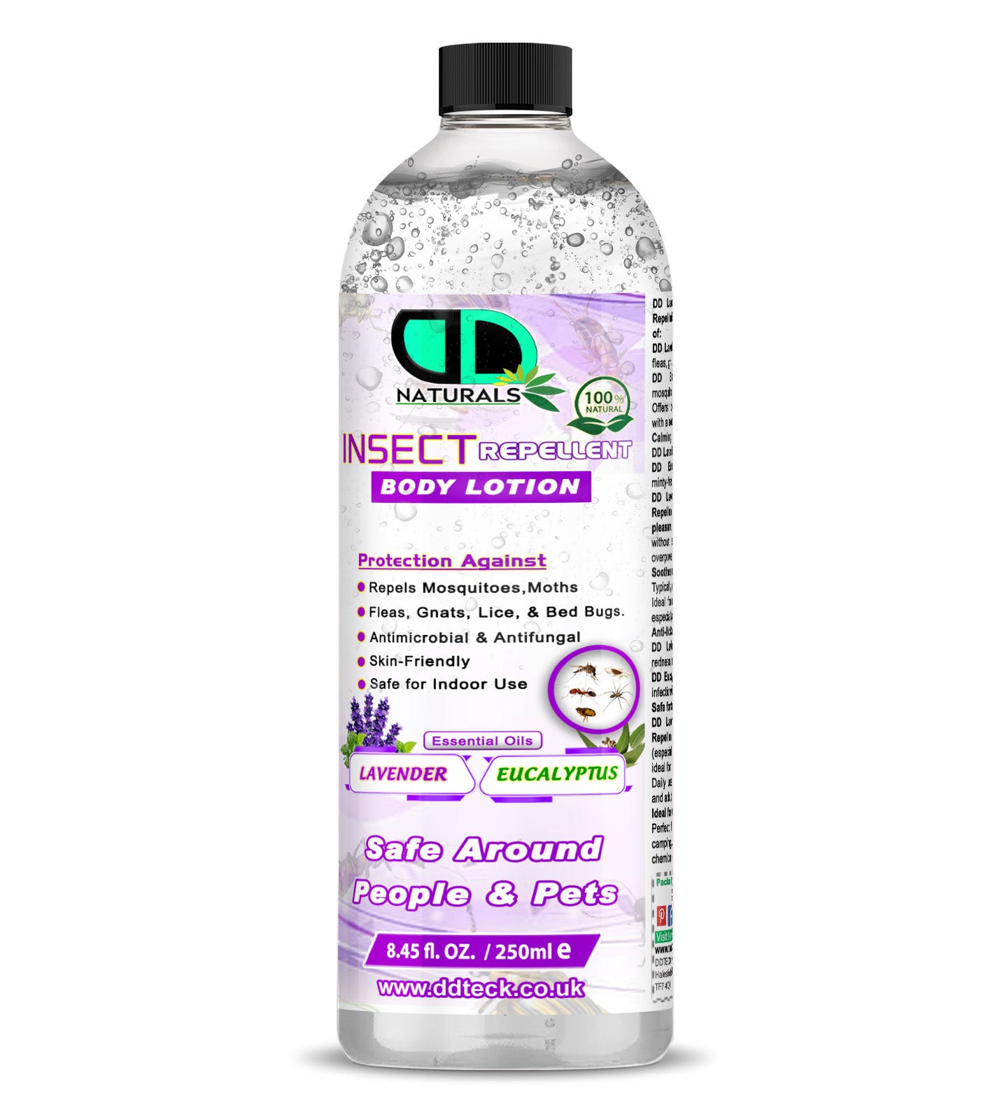 Lavender & Eucalyptus Insect Repellent Body Lotion | Natural, Soothing & Daily Outdoor Protection