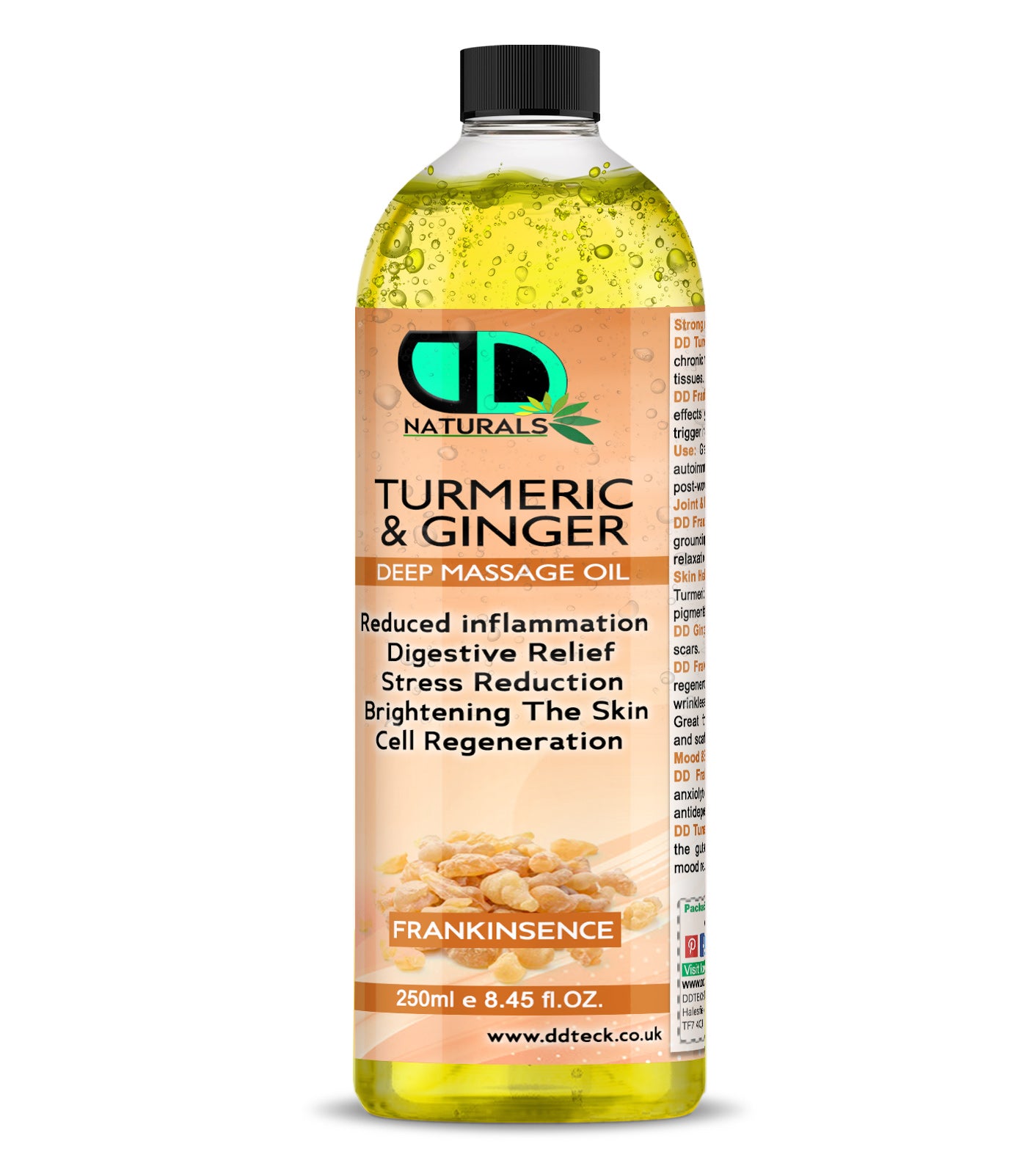 Turmeric & Ginger Deep Massage Oil with Frankincense