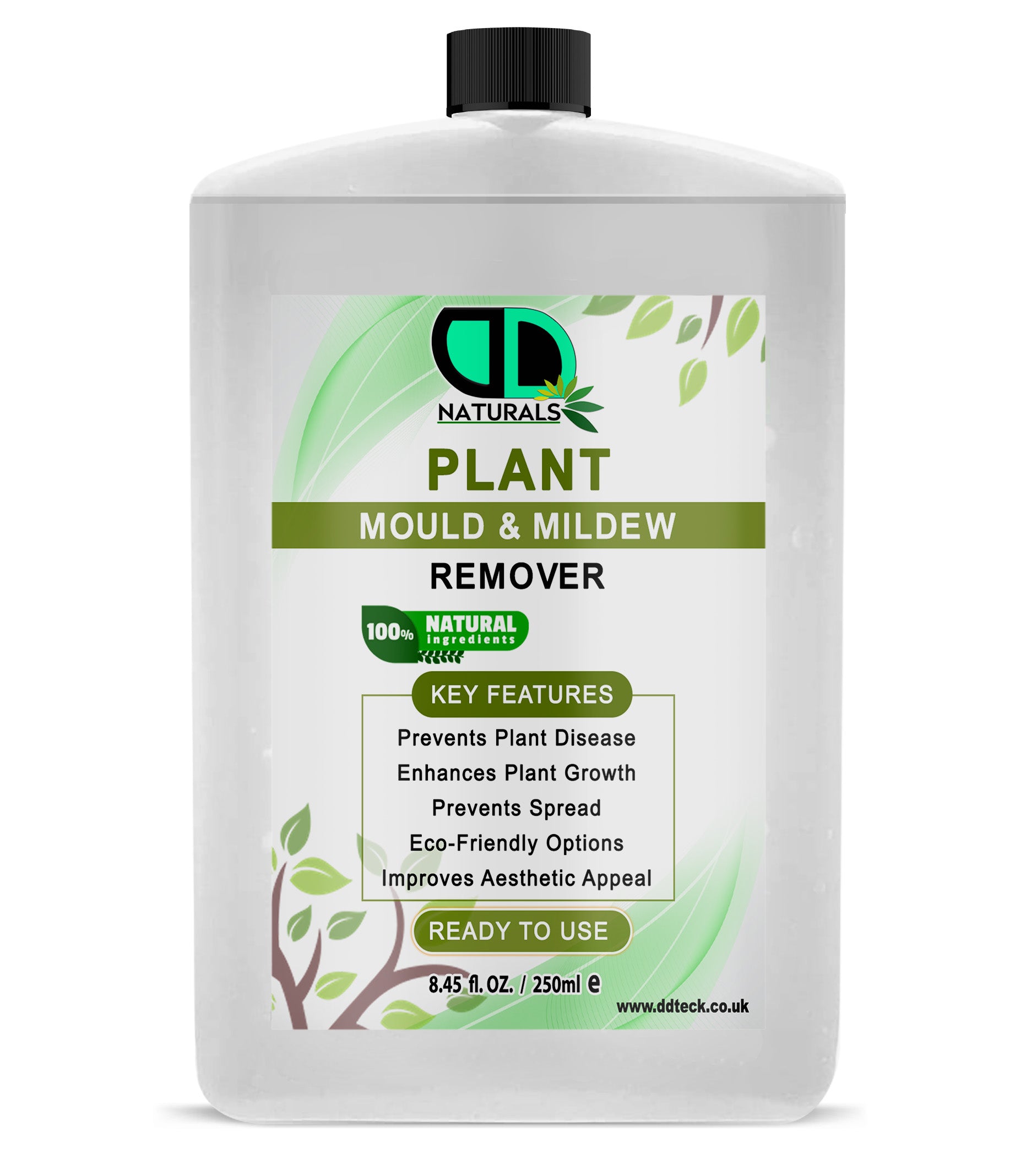 Plant Mould & Mildew Remover Spray | Natural Fungus Control for Indoor & Outdoor Plants