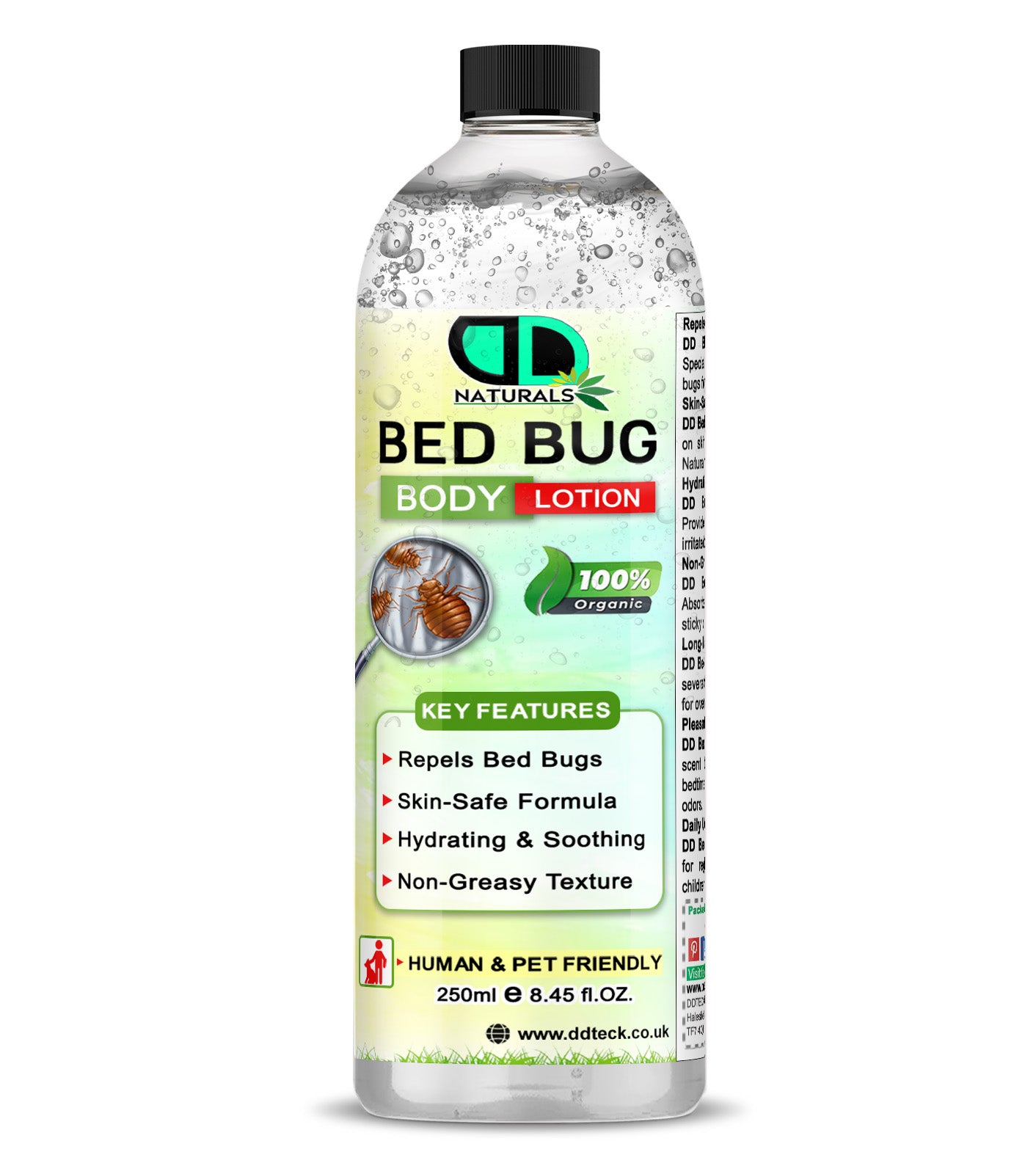 Bed Bug Repellent Body Lotion | Natural, Skin-Safe Overnight Protection