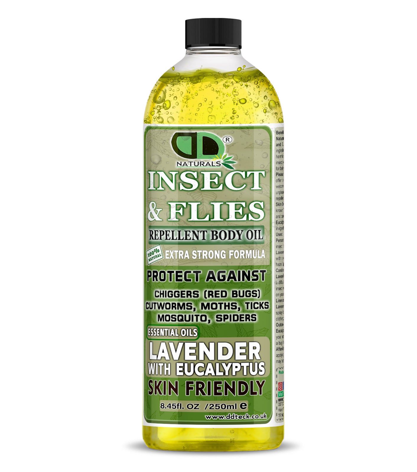 Insect Repellent with Lavender & Eucalyptus Essential Oils | Natural Bug Protection